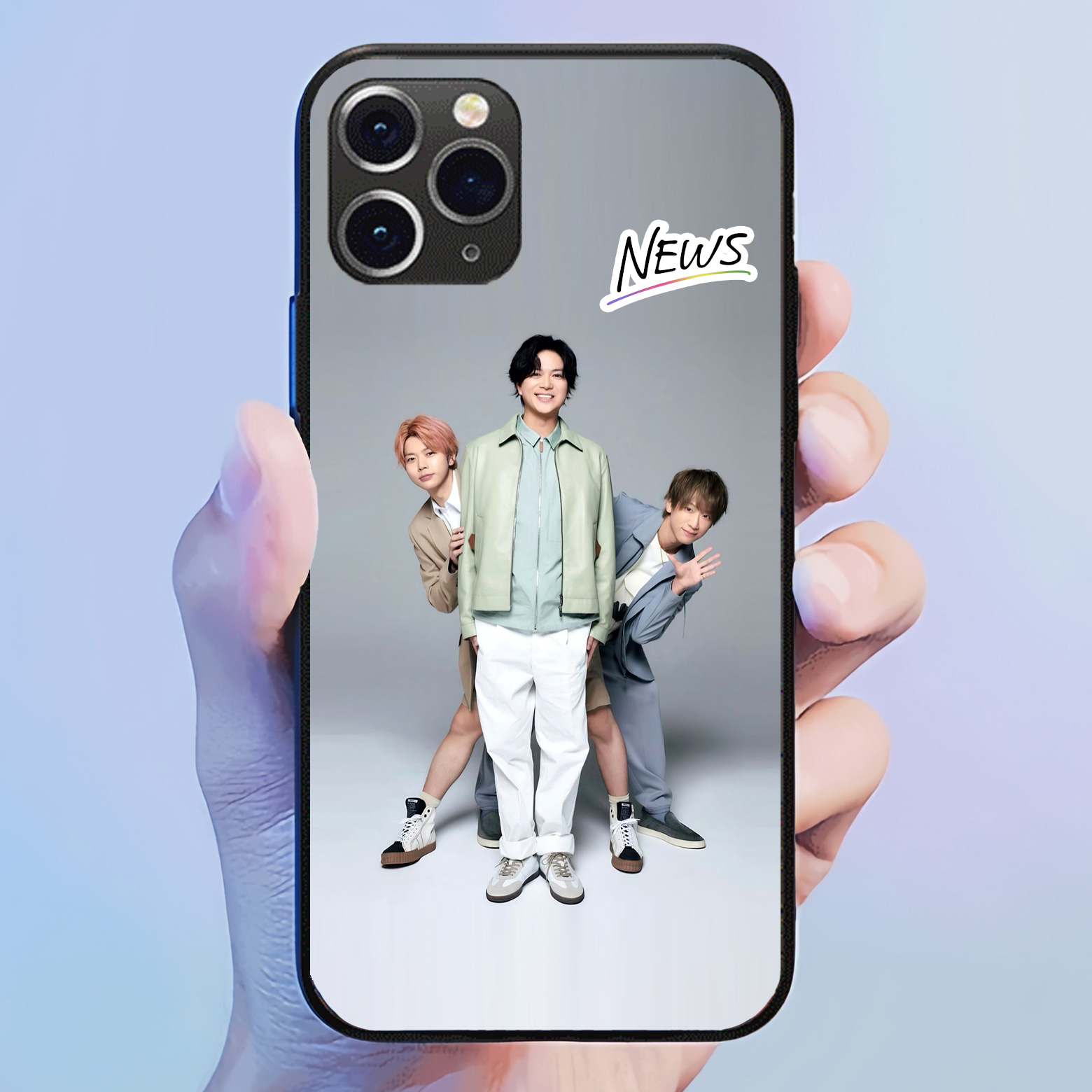 発光するスマートフォンケース 【NEWS】2種類