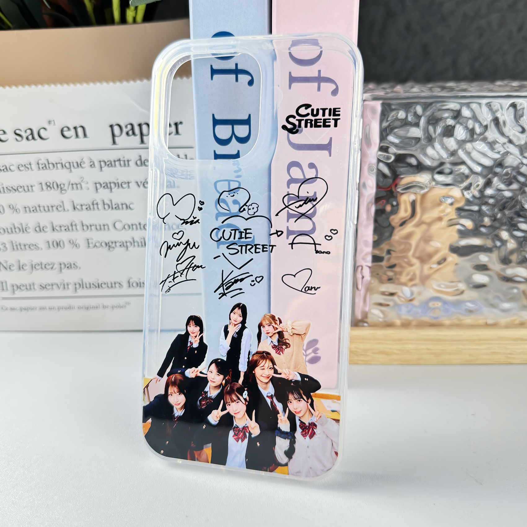 ハートレーザーグラデーションスマートフォンケース【CUTIE STREET】