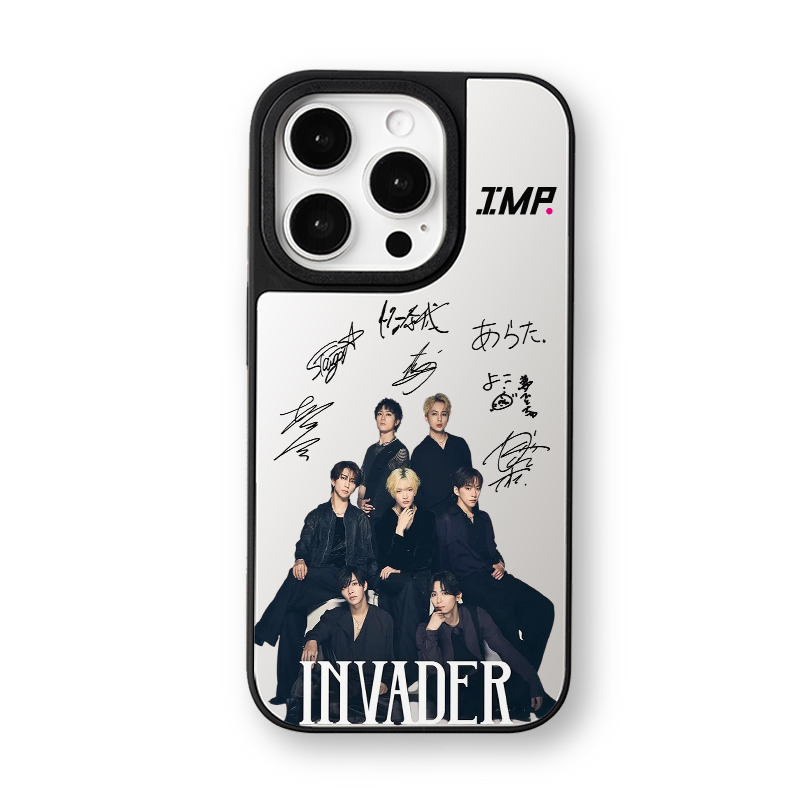 マットバンパー×ミラー スマホケース【IMP./INVADER】