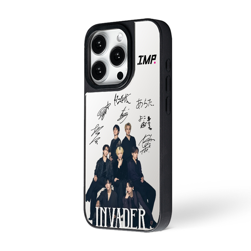 マットバンパー×ミラー スマホケース【IMP./INVADER】