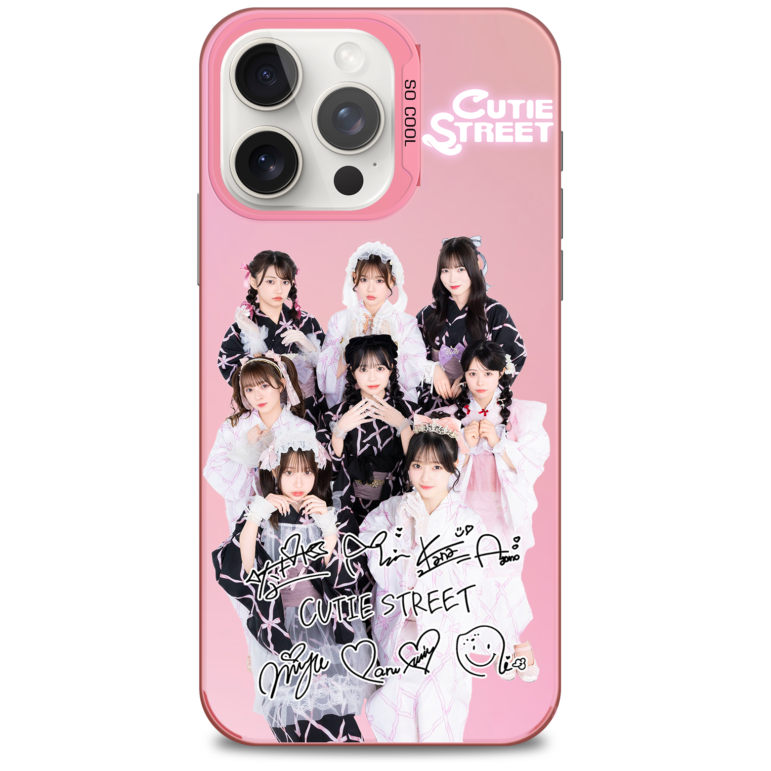 ミラースマホケース-ピンク【CUTIE STREET/多元幸福論】