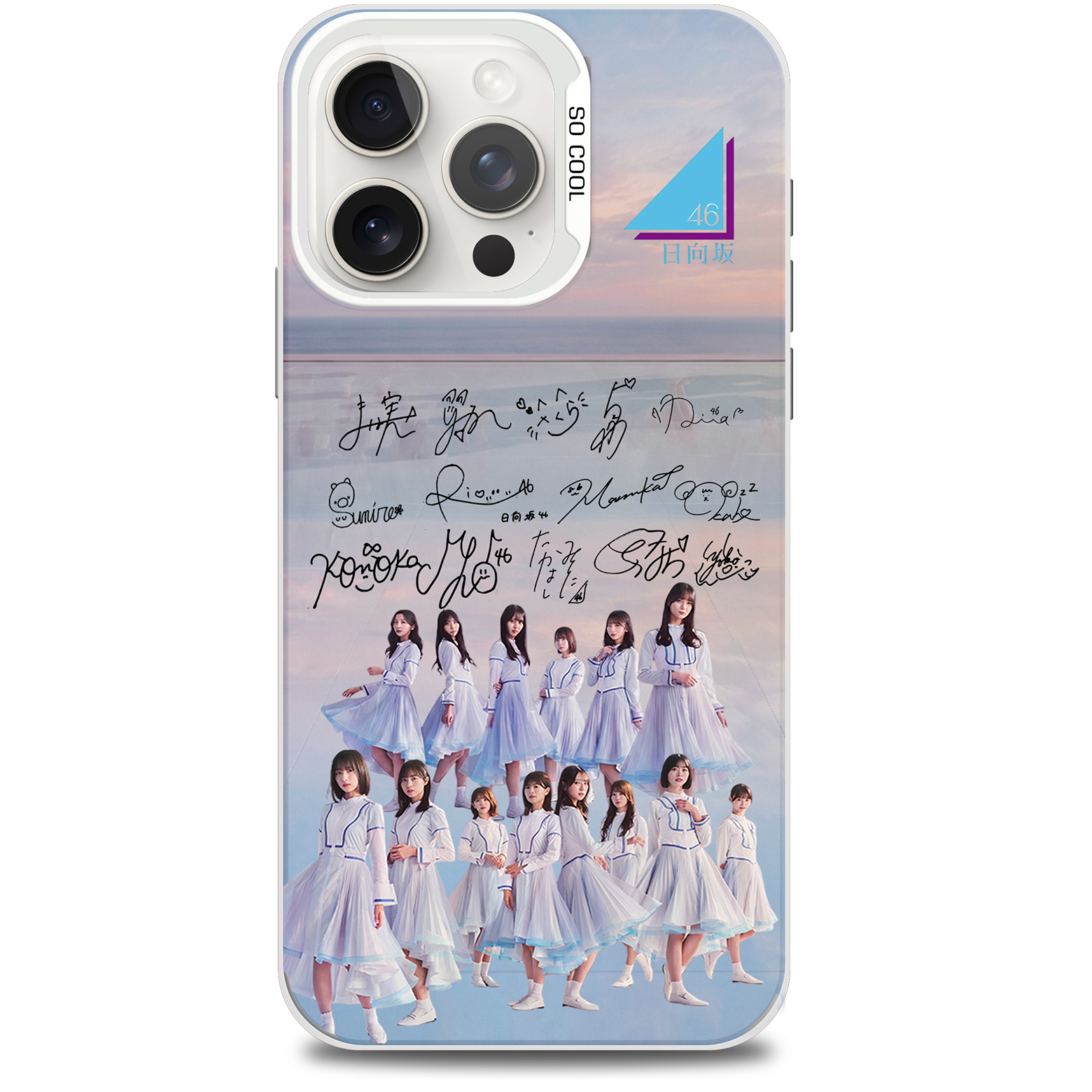 ミラースマホケース-銀【日向坂46/クリフハンガー】