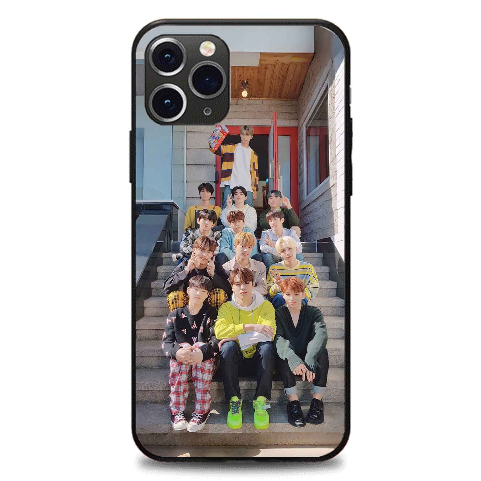 発光するスマートフォンケース 【SEVENTEEN】2種類