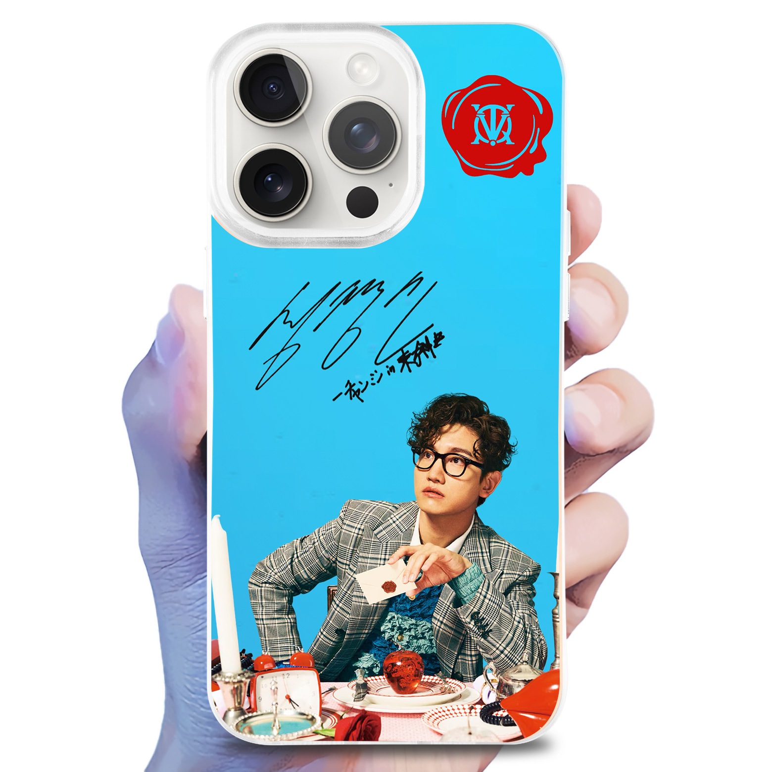 レーザーグラデーションスマートフォンケース【チャンミンChangmin/TVXQ】