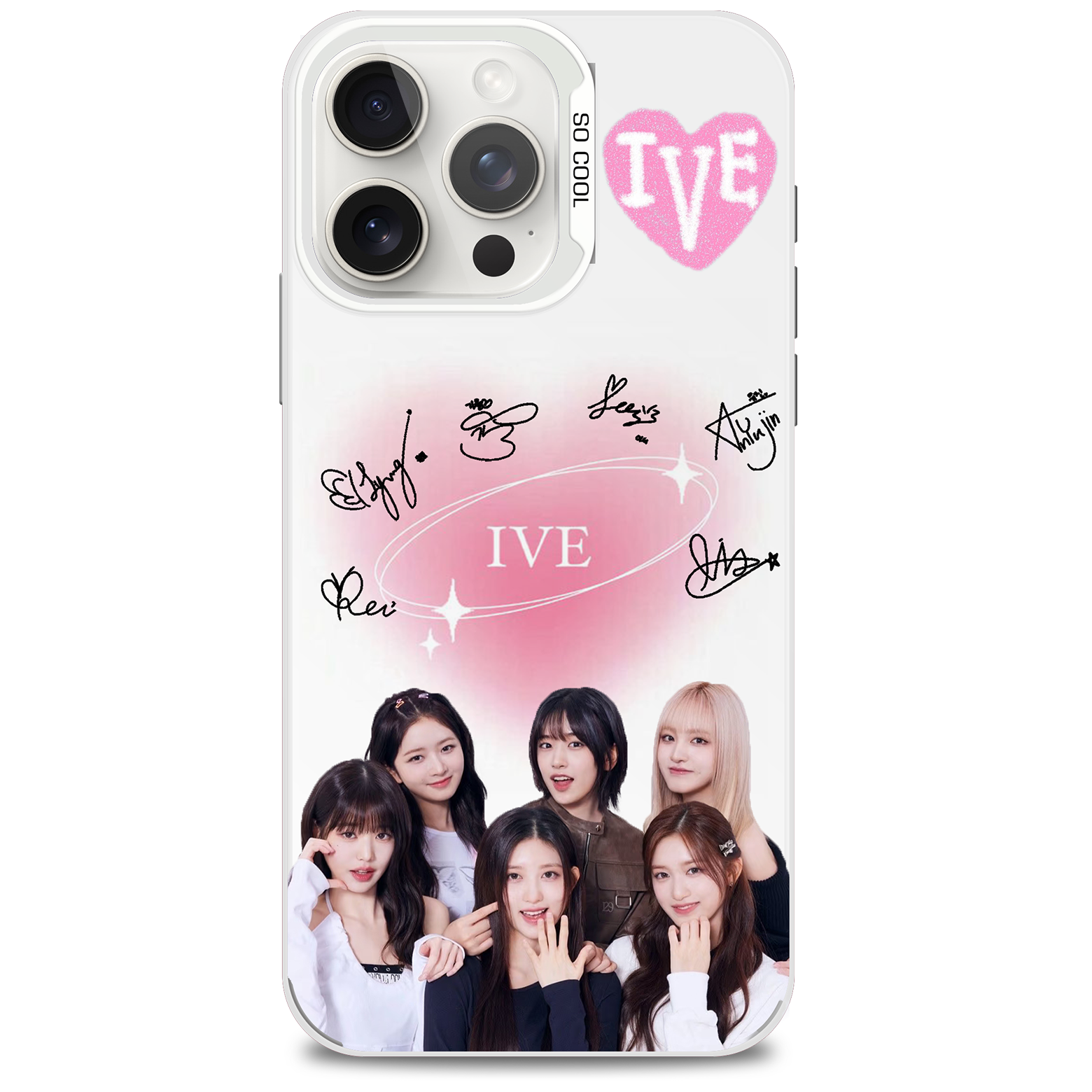 ミラースマホケース-銀【IVE/XOXZ】