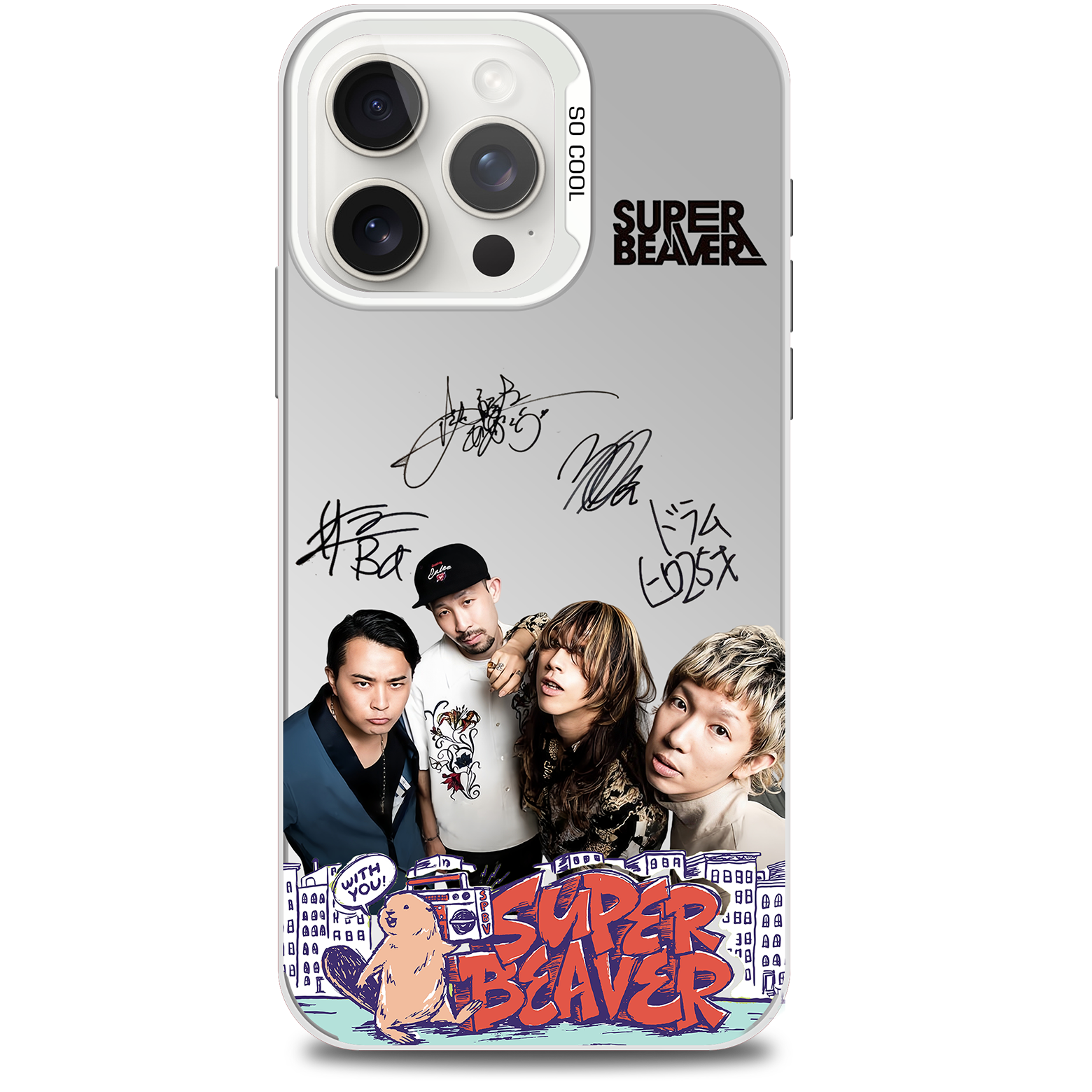 ミラースマホケース-銀【SUPER BEAVER/Acoustic Album 1】-B