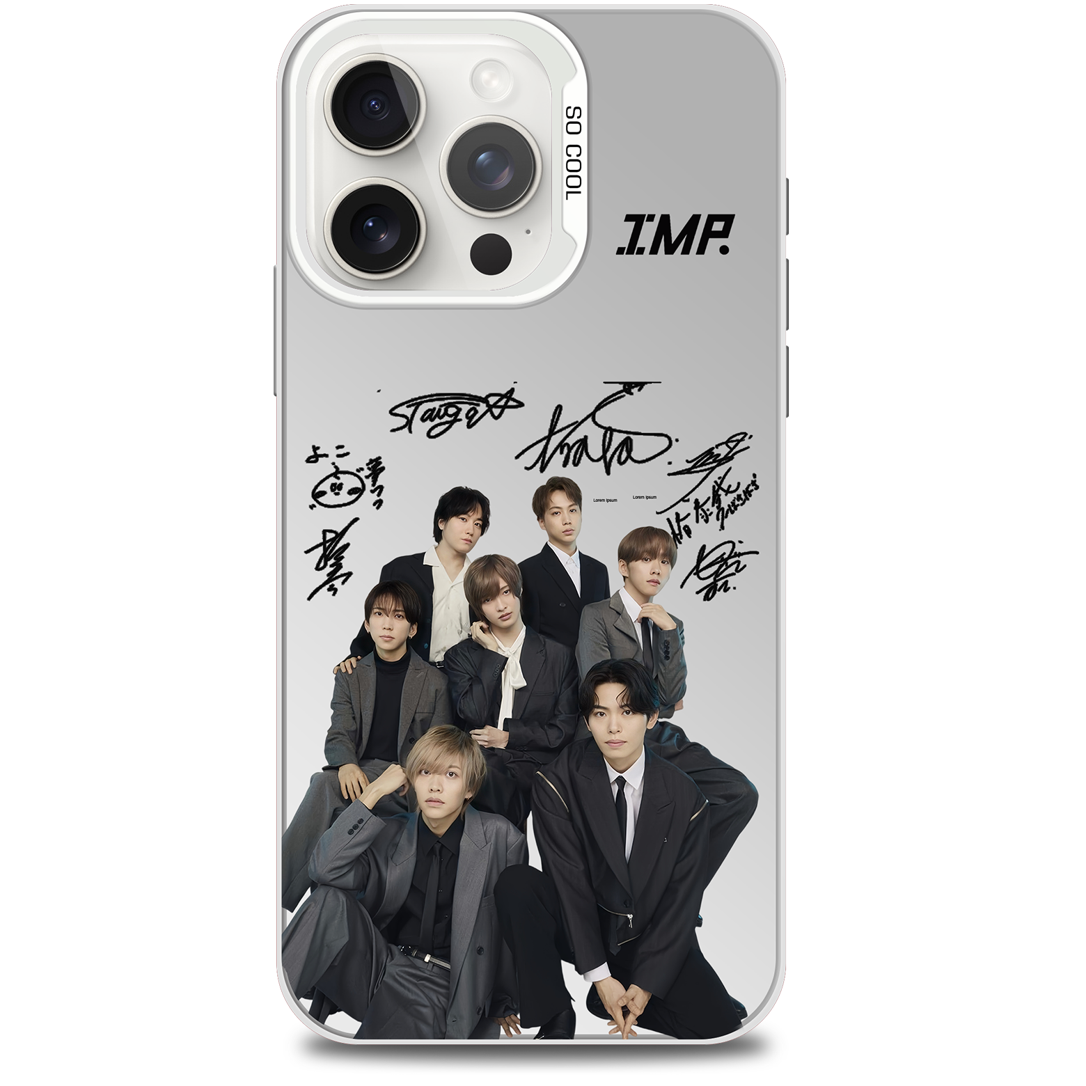 ミラースマホケース-銀【IMP./MAGenter】