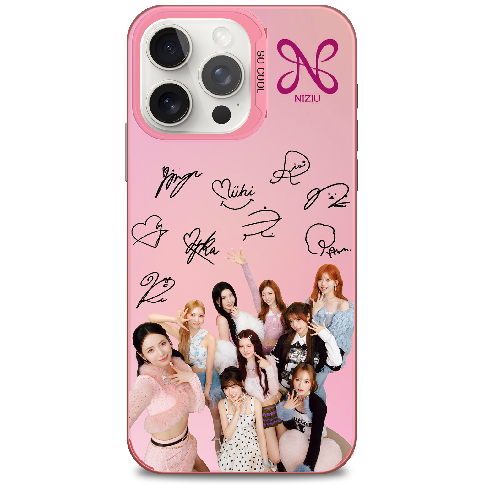 ミラースマホケース-銀【NiziU/Emotion】