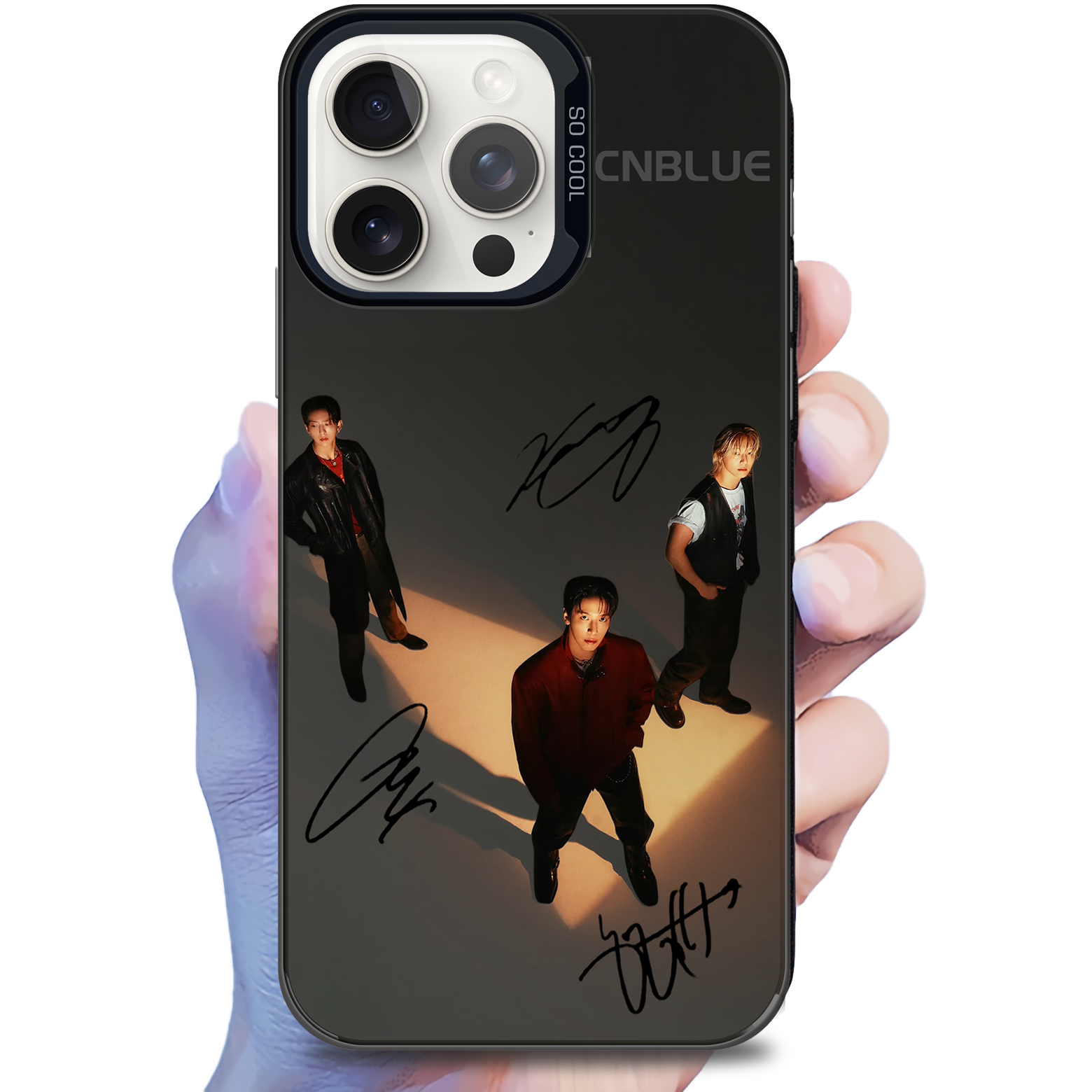 ミラースマホケース-黒【CNBLUE】