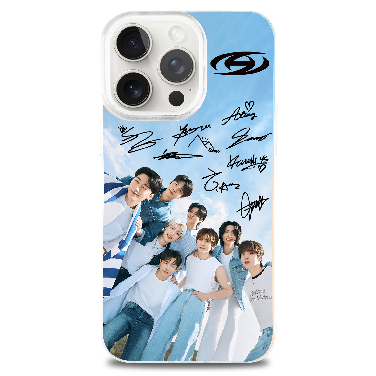 レーザーグラデーションスマートフォンケース【ATEEZ】