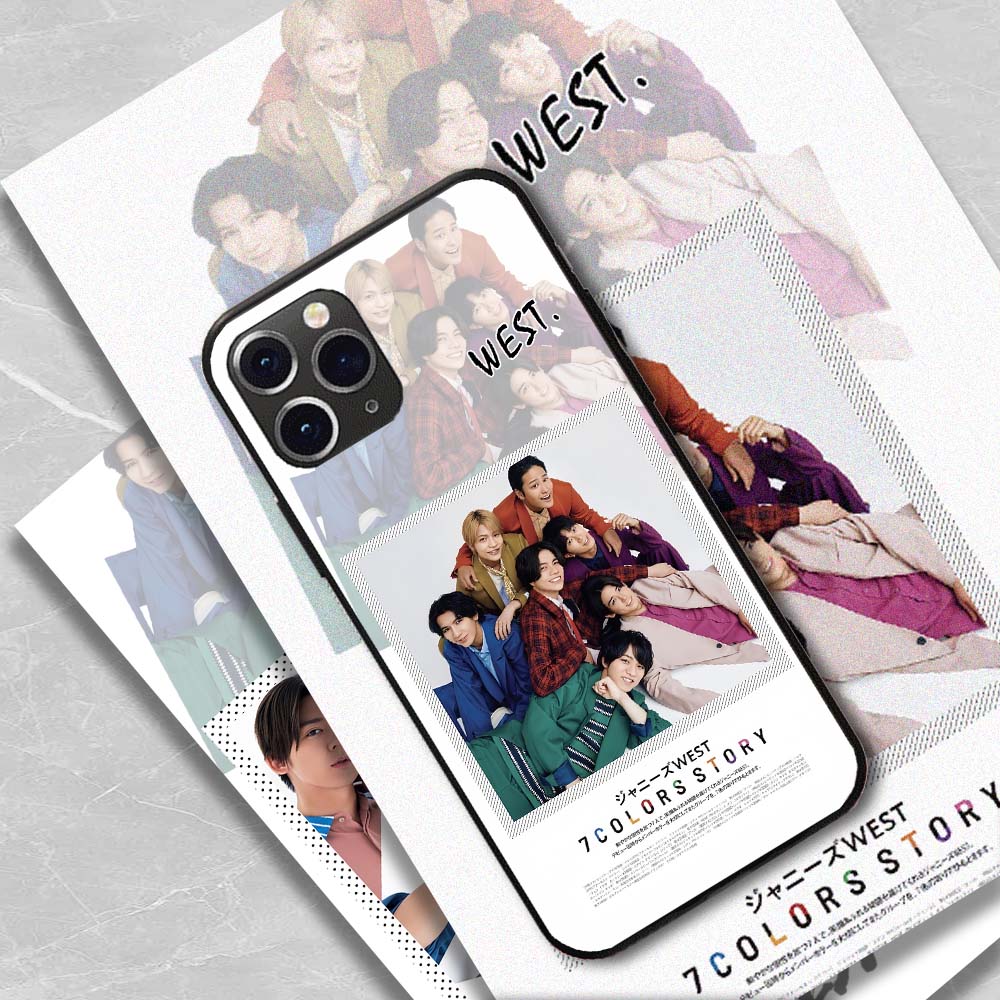 発光するスマートフォンケース 【WEST.】6種類