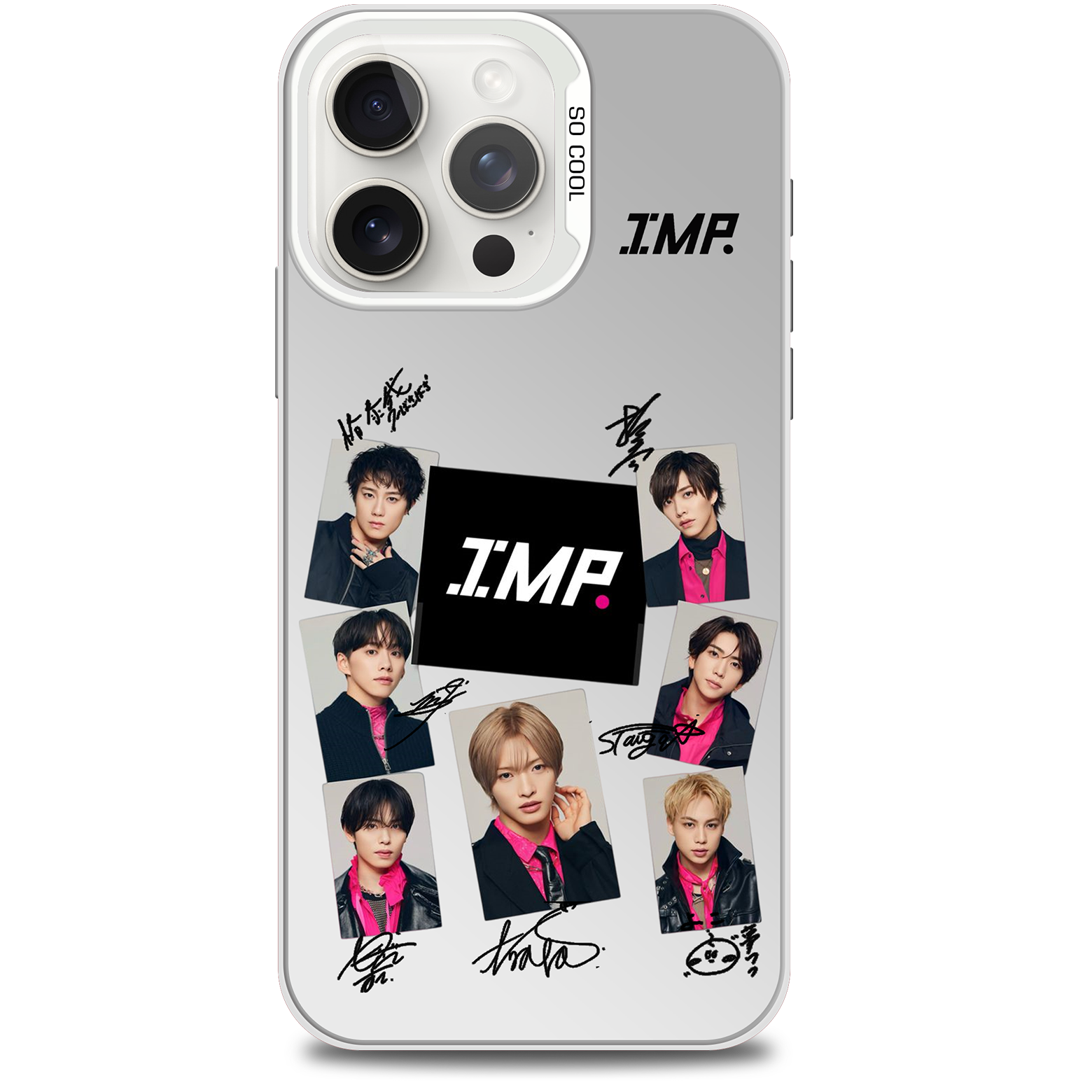 ミラースマホケース-銀【IMP.】