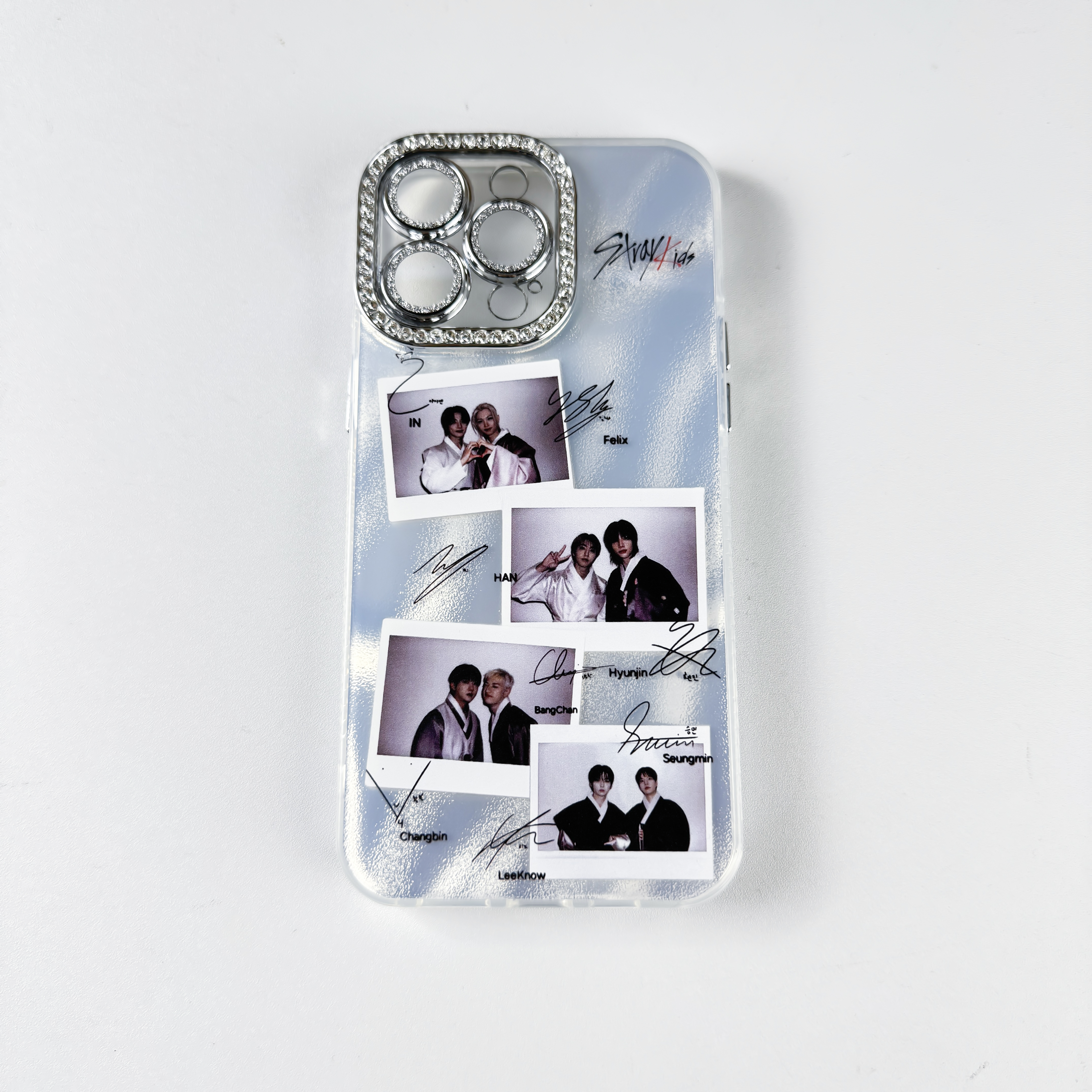 ダイヤモンドレーザーグラデーションスマートフォンケース【Stray Kids/별, 빛 (STAY)】