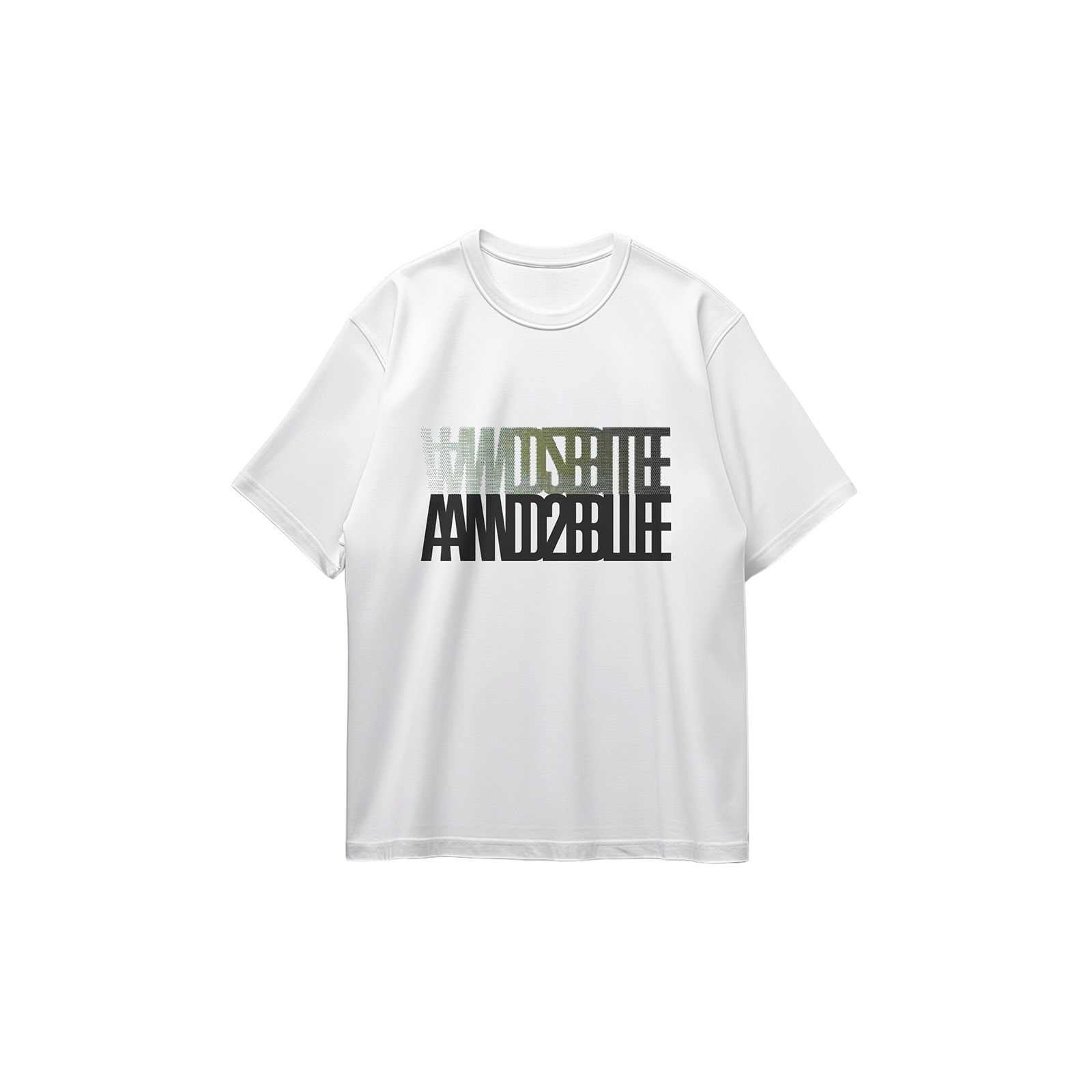 コットン プリント 応援Tシャツ-白【AND2BLE/Sequence 01: Curiosity】