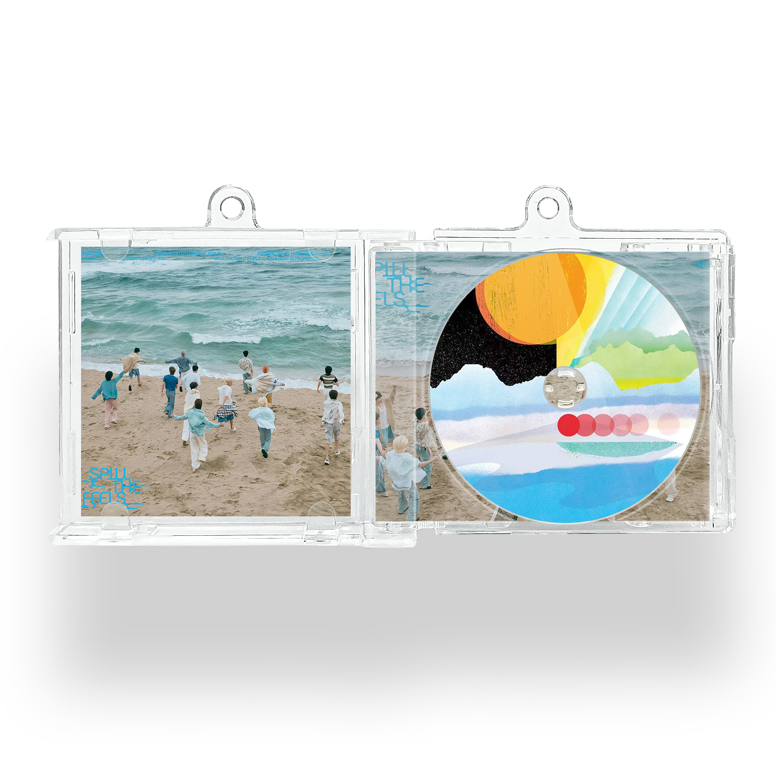 NFCミニCDキーリング【SEVENTEEN/SPILL THE FEELS】