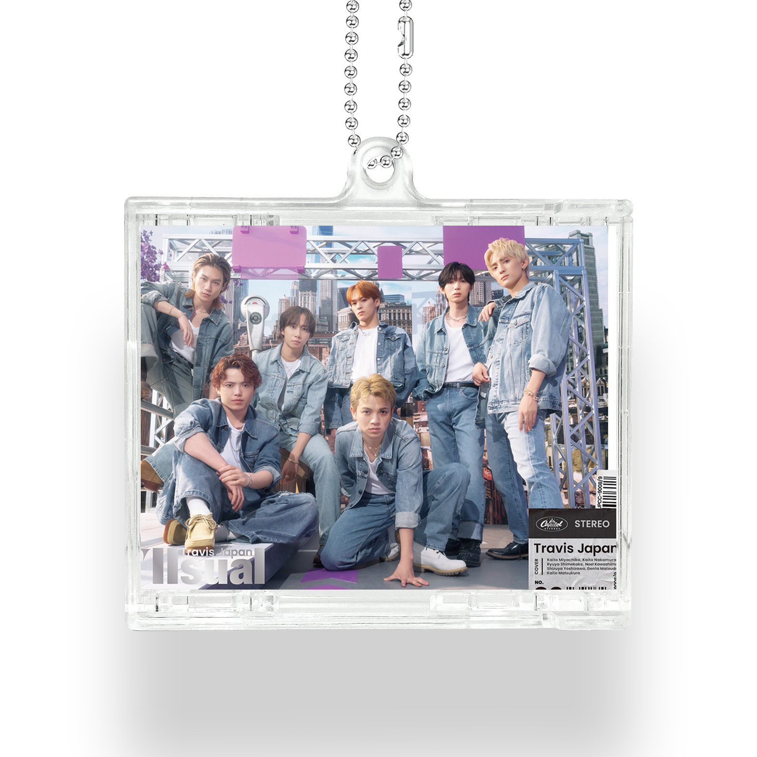 NFCミニCDキーリング【Travis Japan/VIIsual】