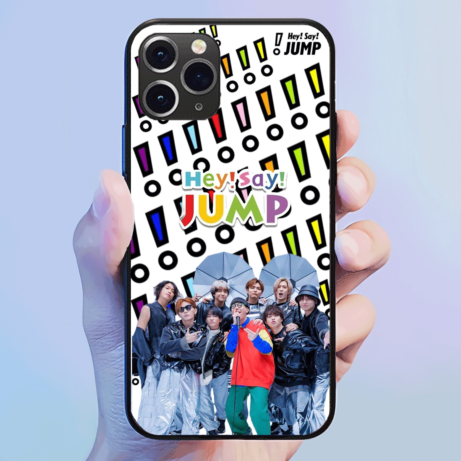 発光するスマートフォンケース 【Hey!Say!JUMP】