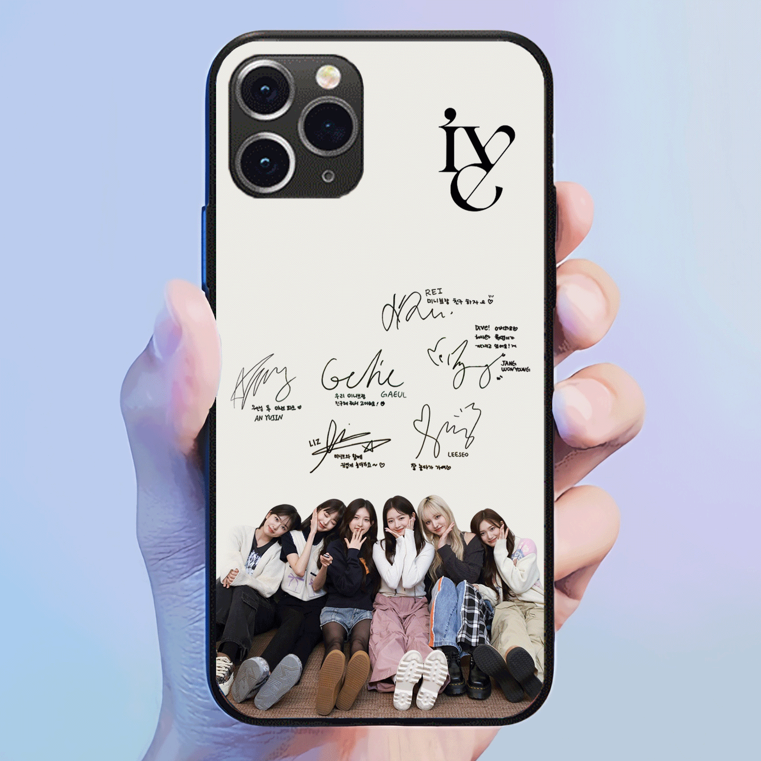 発光するスマートフォンケース 【IVE/Be Alright】-YITOTO™推し活がもっと楽しくなる