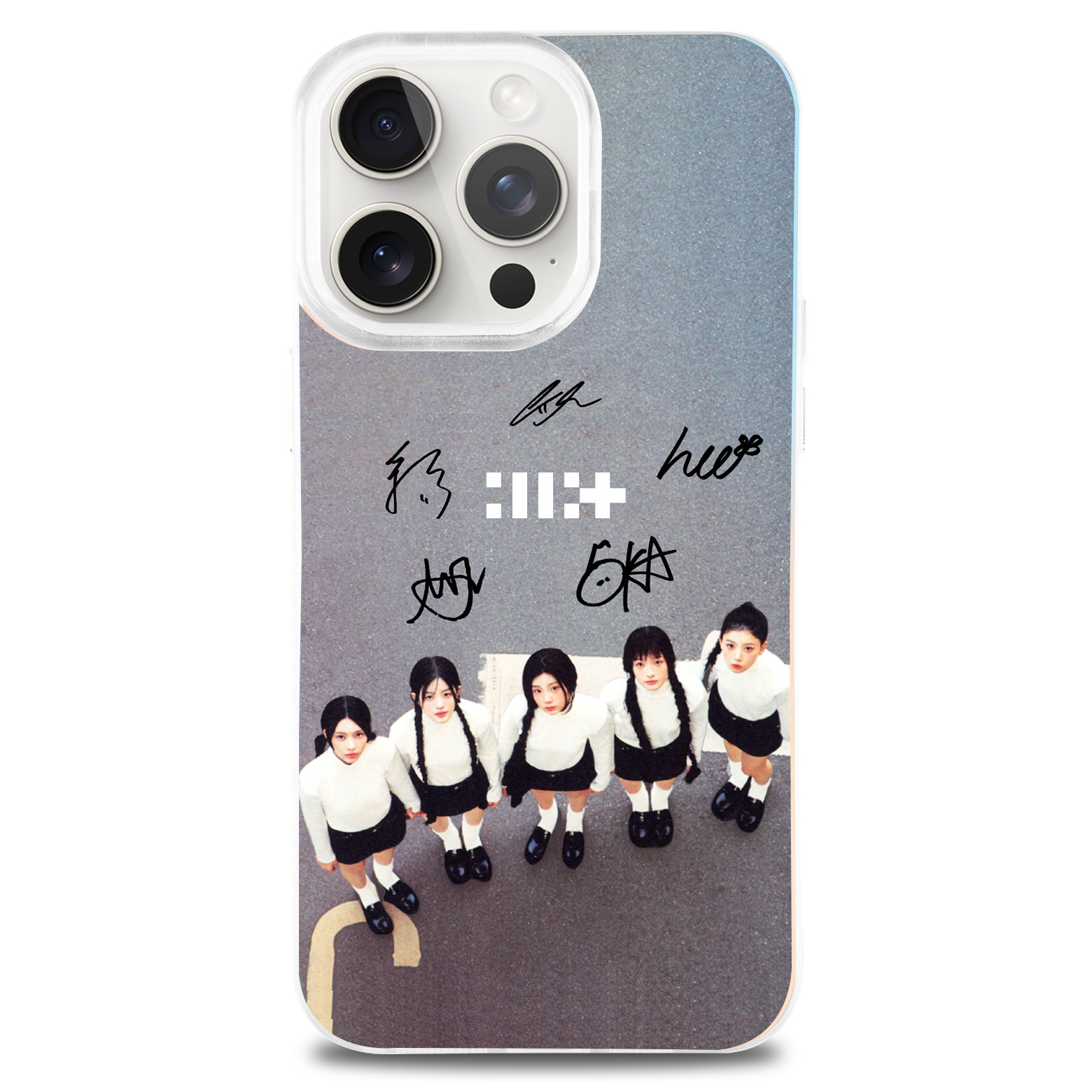 レーザーグラデーションスマートフォンケース【ILLIT/時よ止まれ】