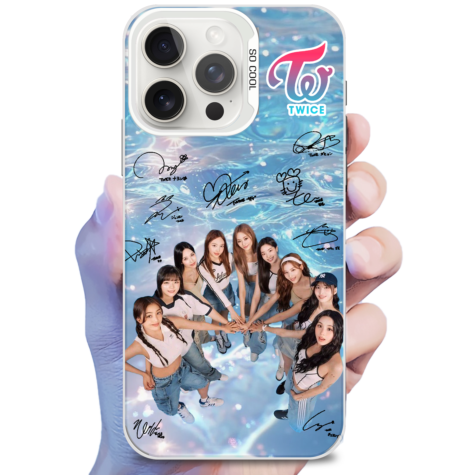 ミラースマホケース-銀【TWICE/ME+YOU】-B