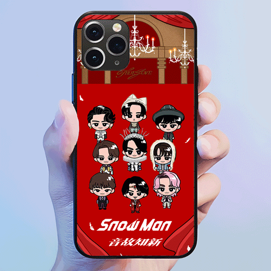 発光するスマートフォンケース 【Snow Man / MENT RECORDING】