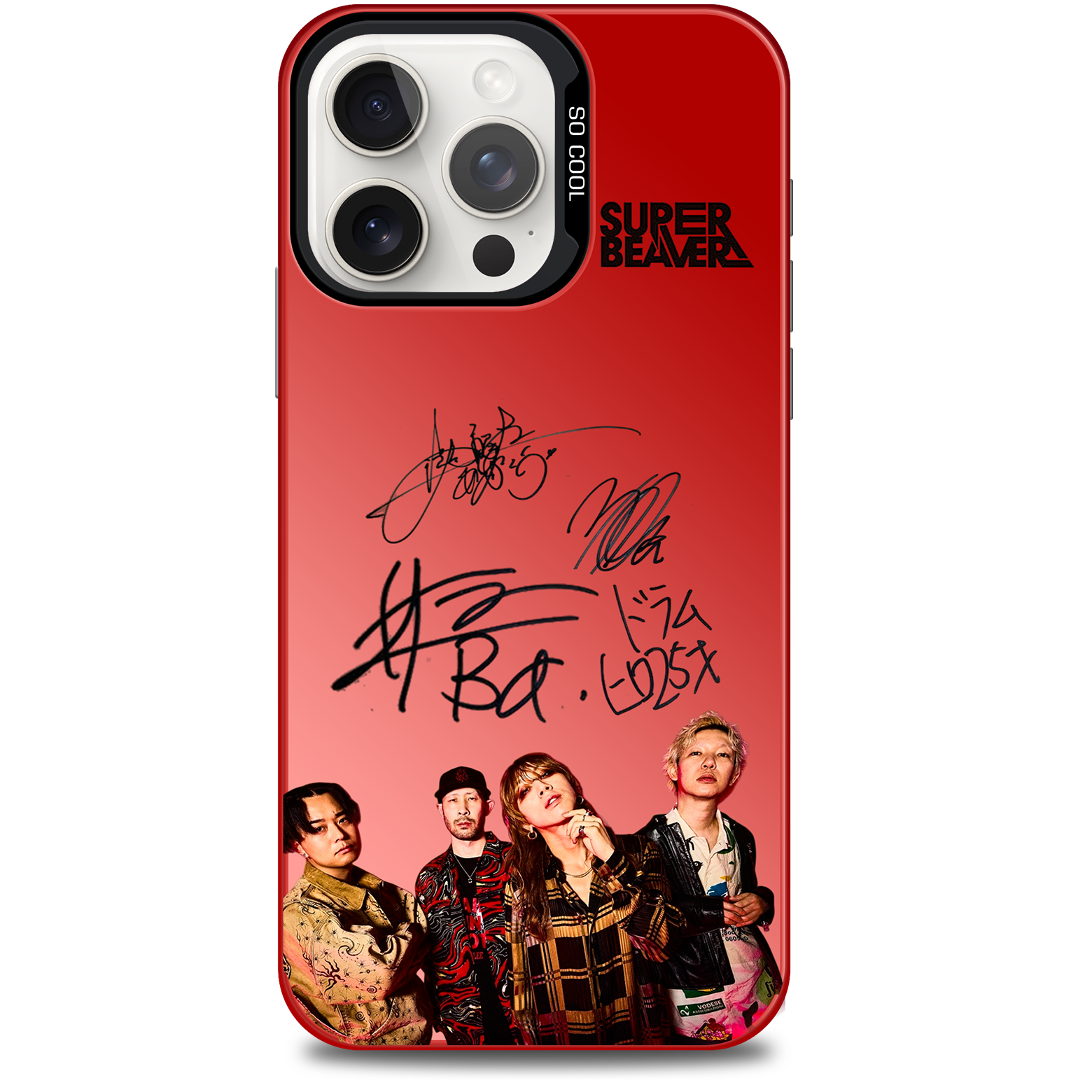 ミラースマホケース-赤【SUPER BEAVER/Acoustic Album 1】