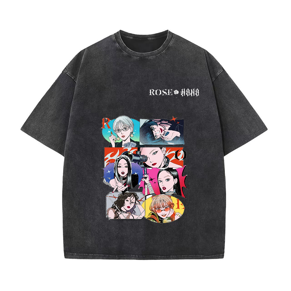 hana グッズ |厚手エイジング加工Tシャツ・長袖スウェット【HANA