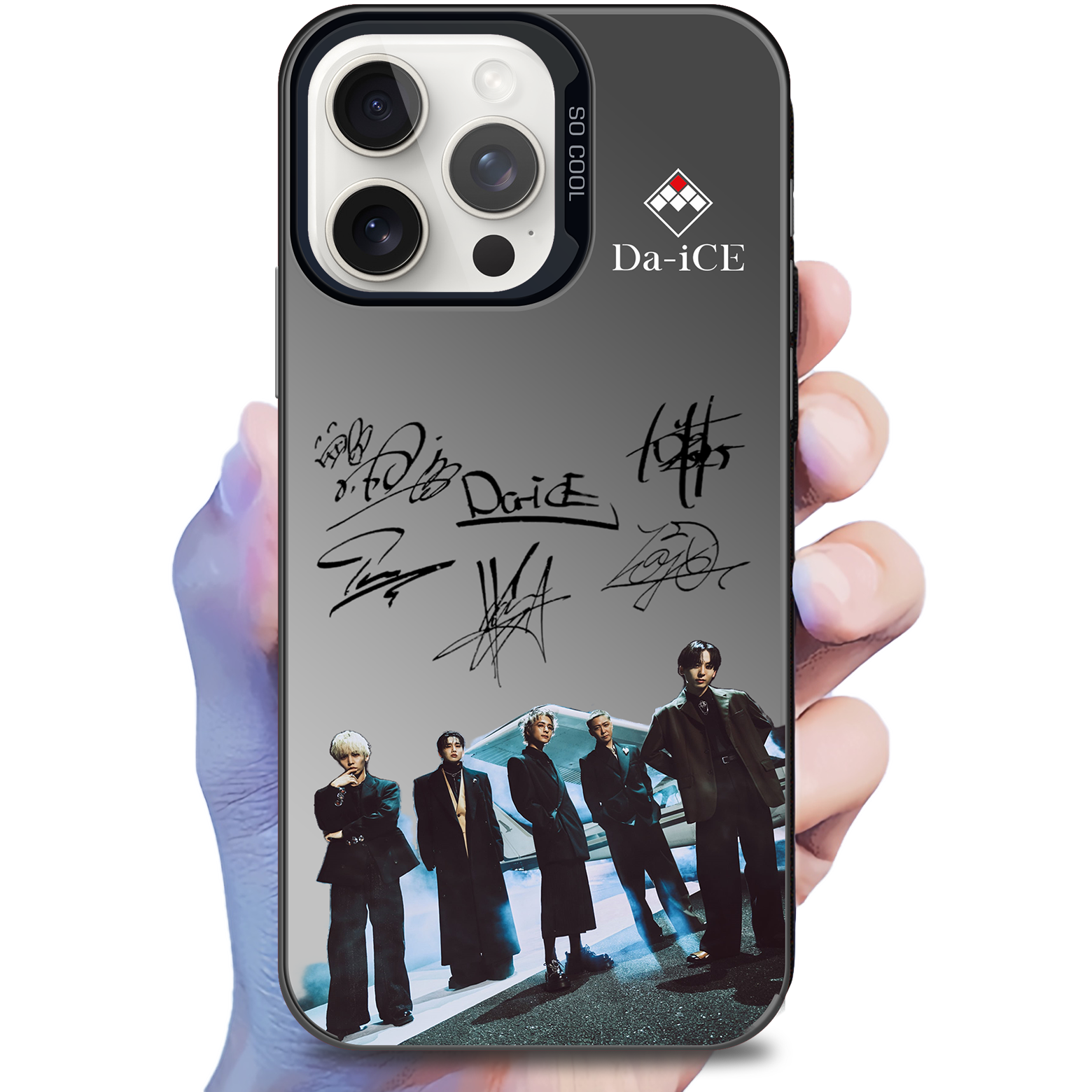 ミラースマホケース-黒【Da-iCE/TERMiNaL】