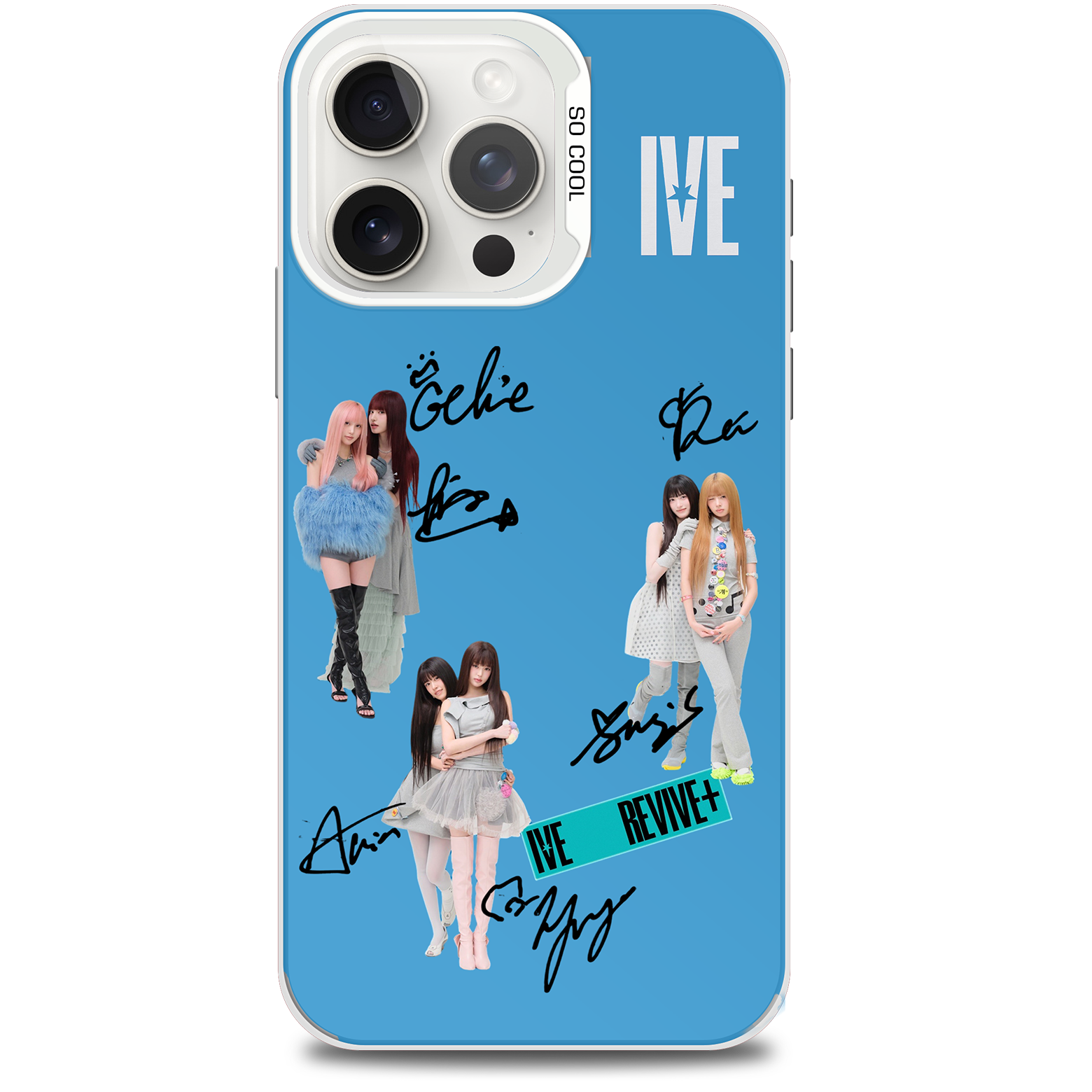 ミラースマホケース-銀【IVE/BANG BANG】