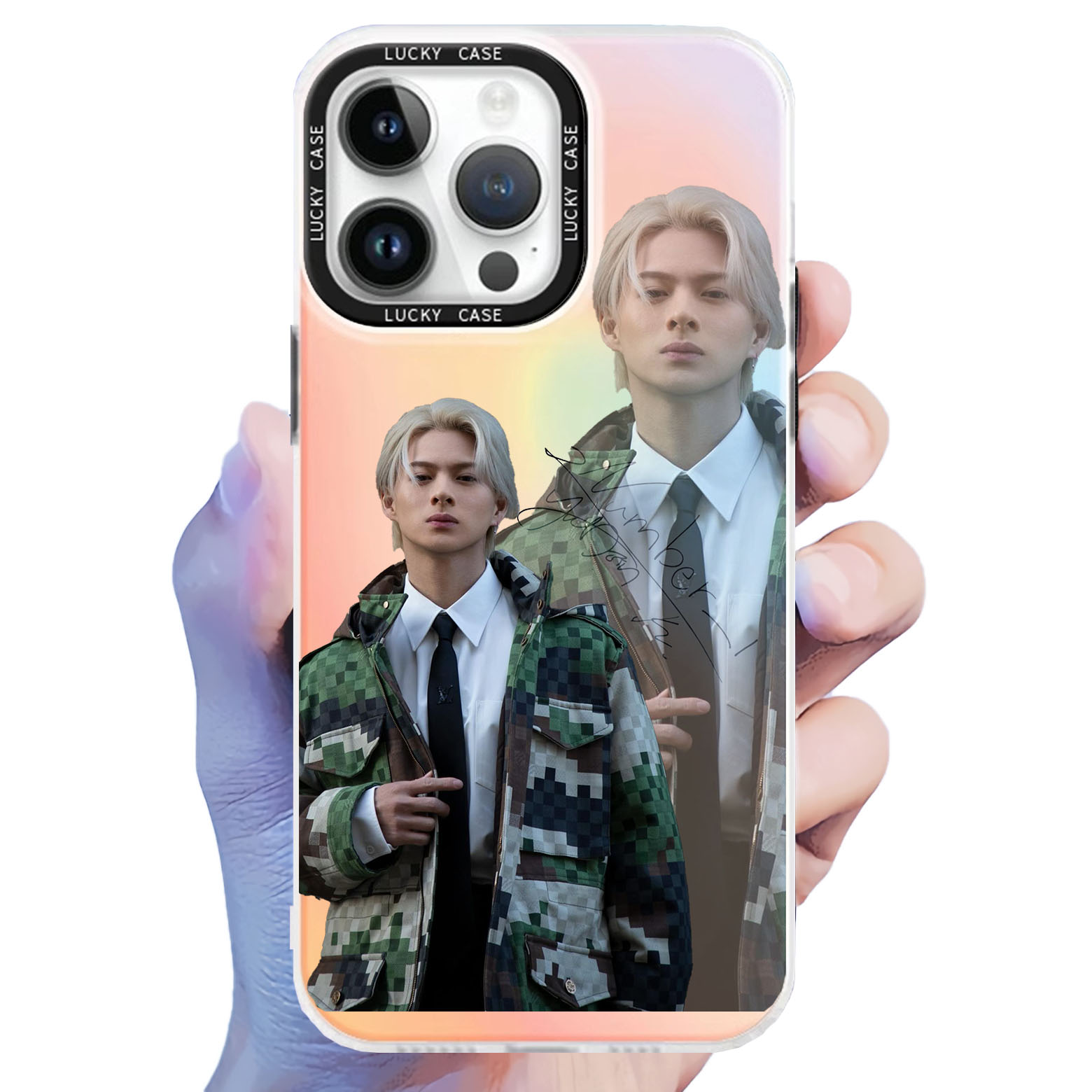 レーザーグラデーションスマートフォンケース【平野紫耀】5種類