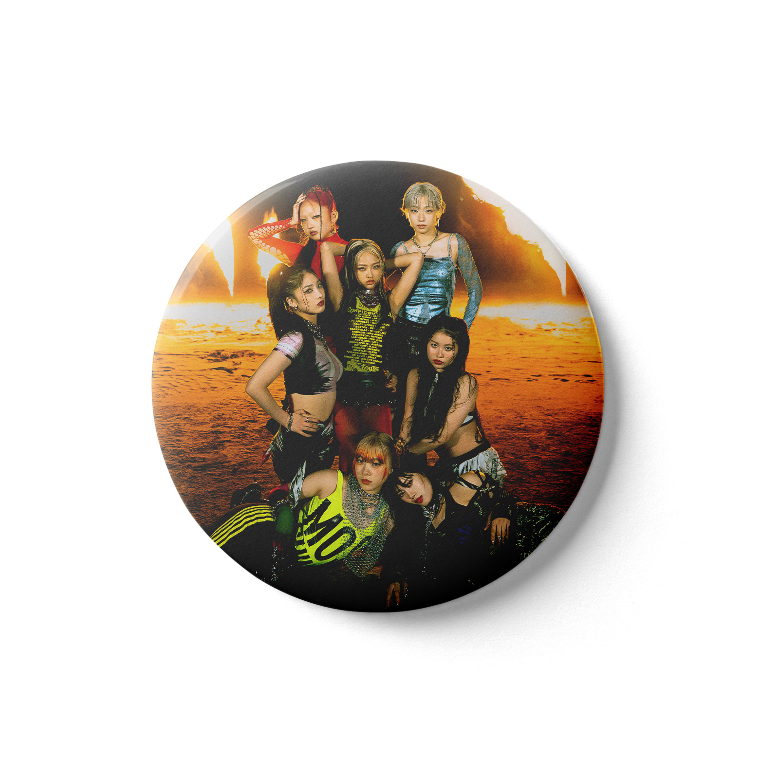 スター缶バッジ【HANA】6種類