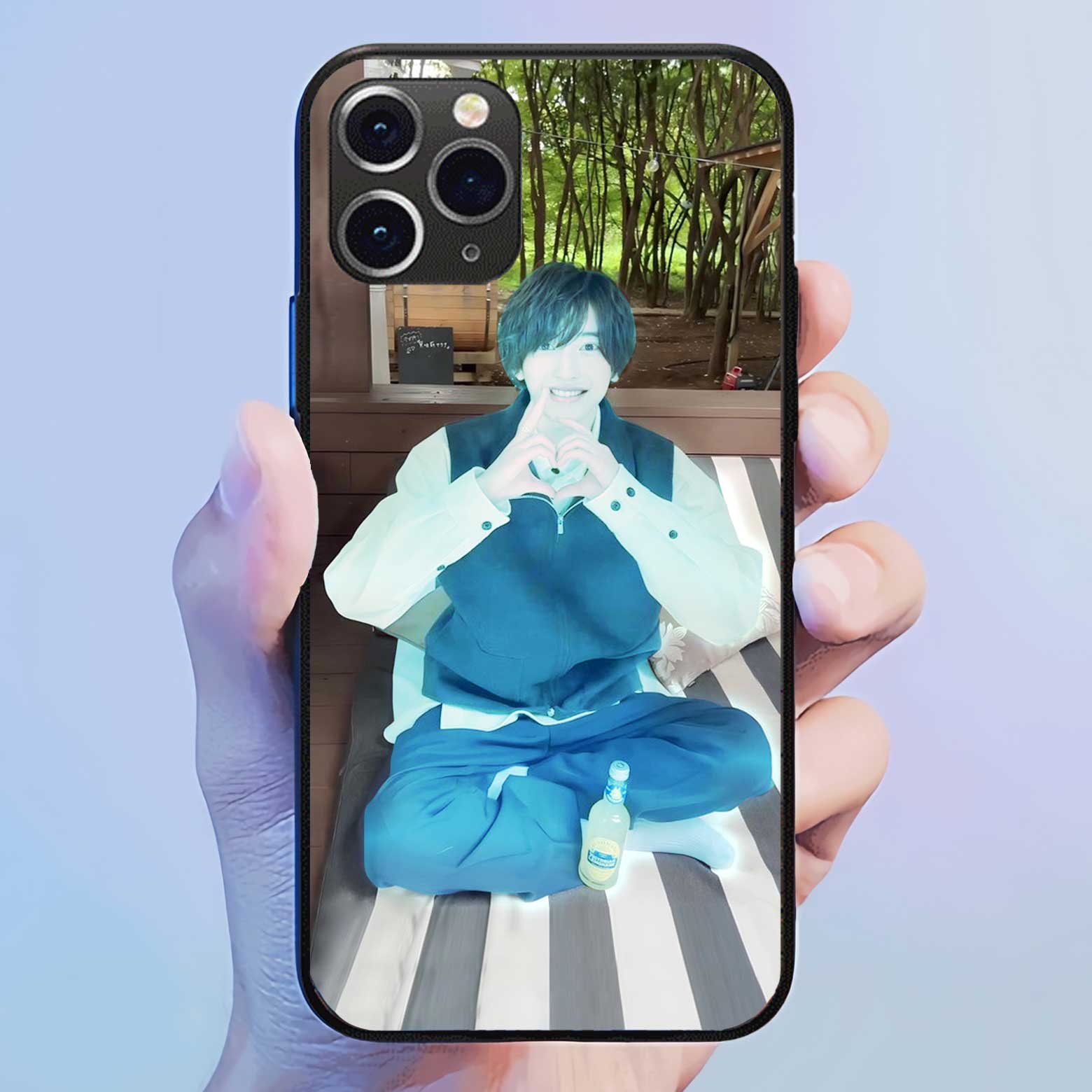 発光するスマートフォンケース 【道枝骏佑】3種類