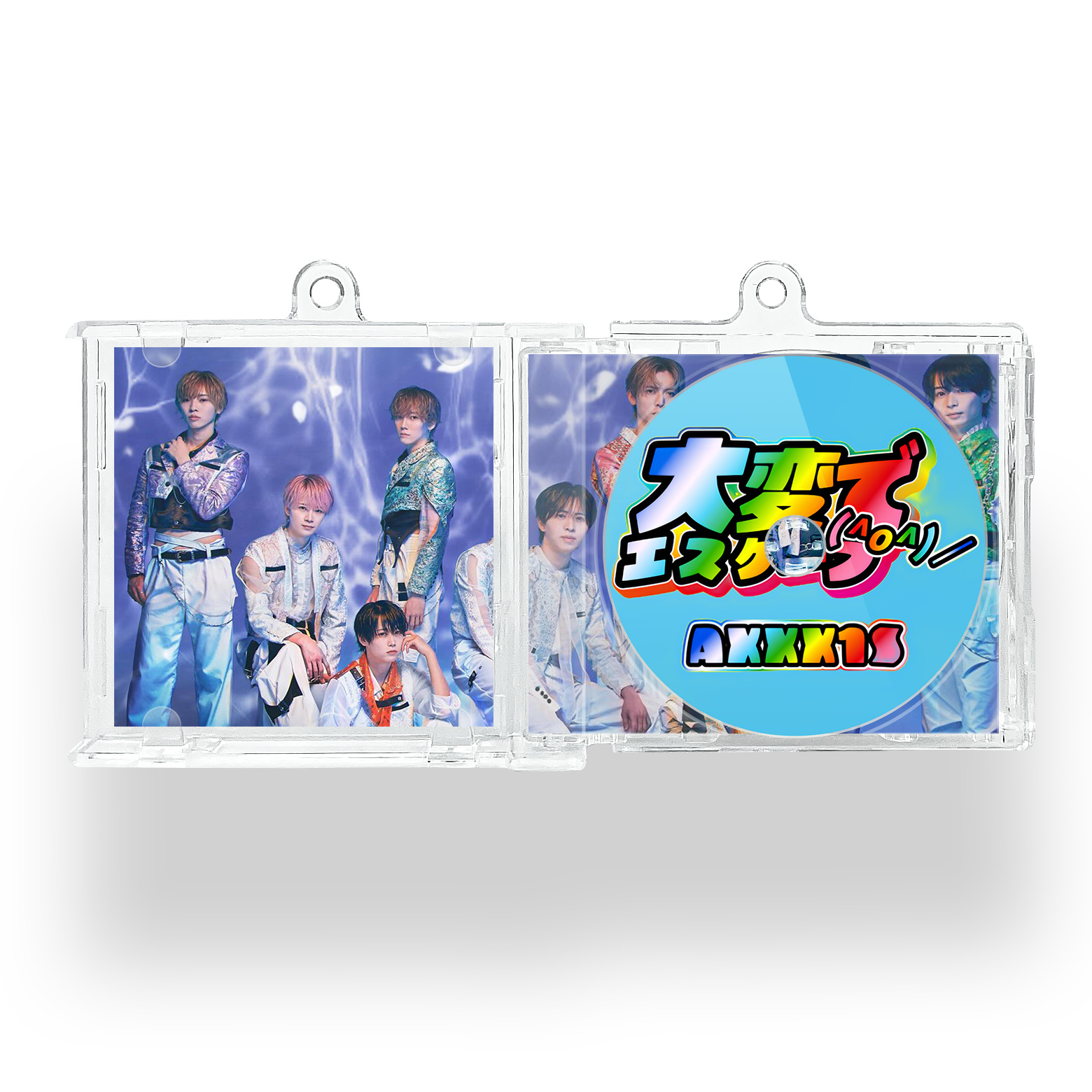 NFCミニCDキーリング【AXXX1S/大変でエスケープ(^o^)】