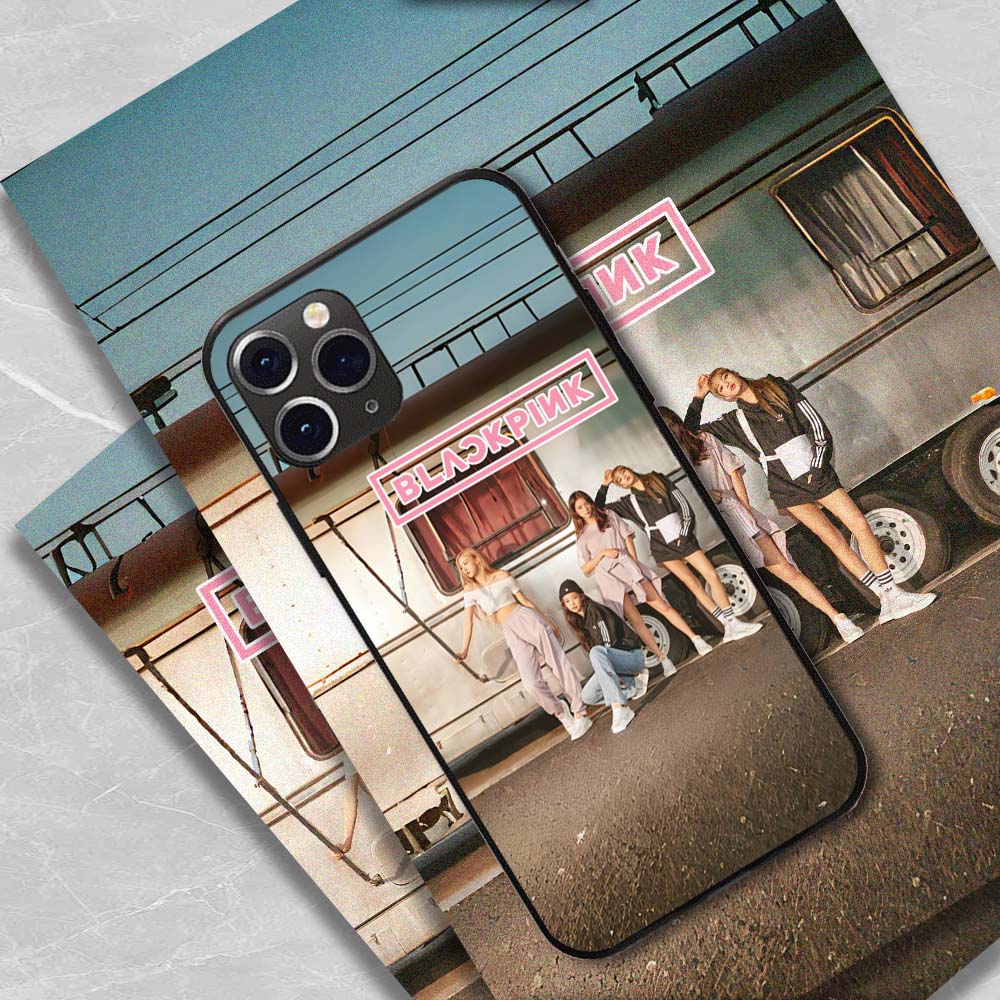 発光するスマートフォンケース 【BLACKPINK】2種類