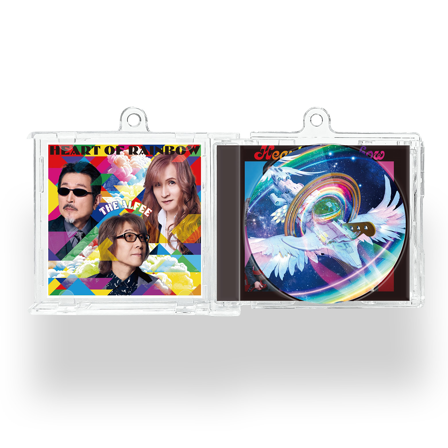 NFCミニCDキーリング【THE ALFEE/HEART OF RAINBOW】-YITOTO™推し活がもっと楽しくなる