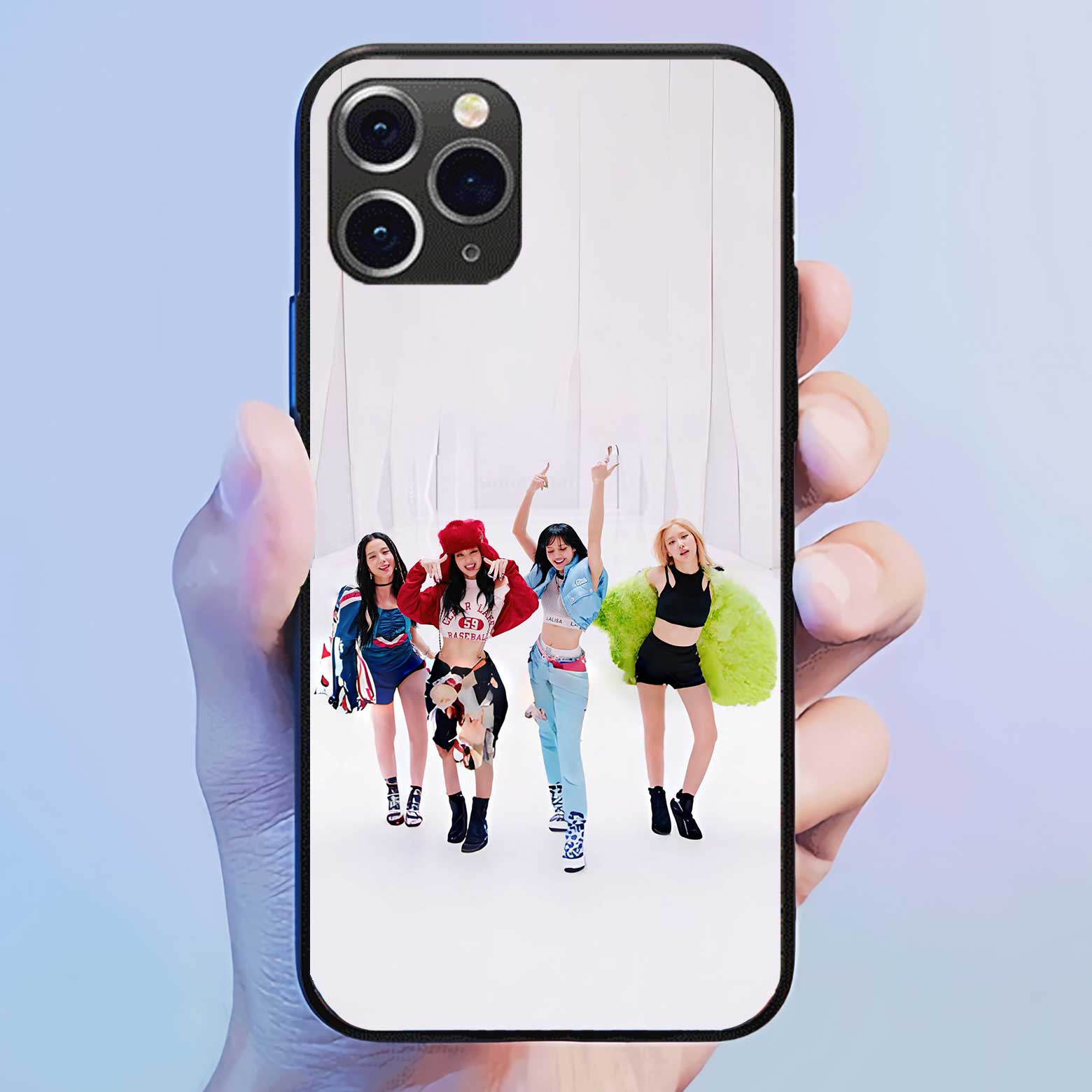 発光するスマートフォンケース 【BLACKPINK】2種類