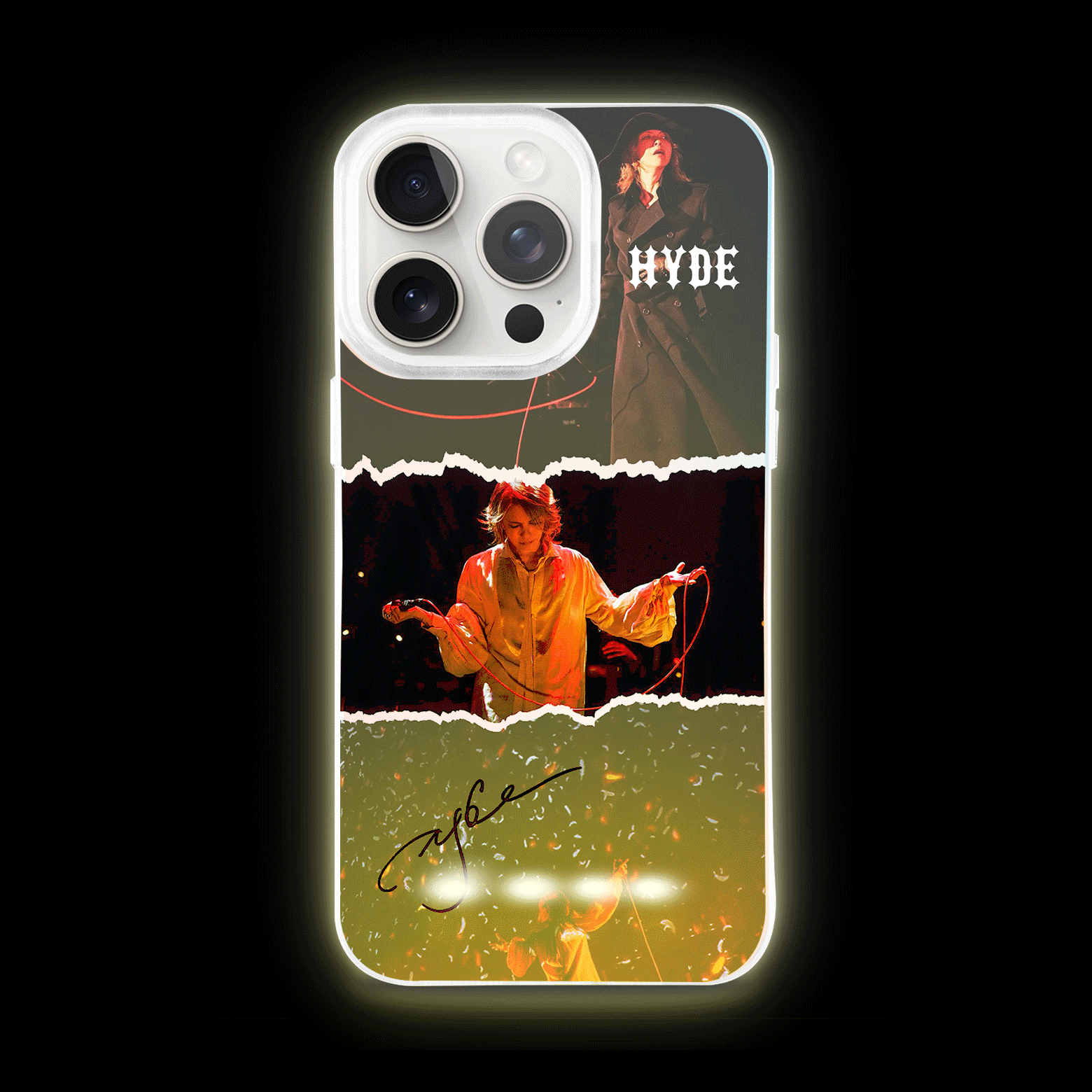 ボトム発光デザイン スマホケース【HYDE/JEKYLL】