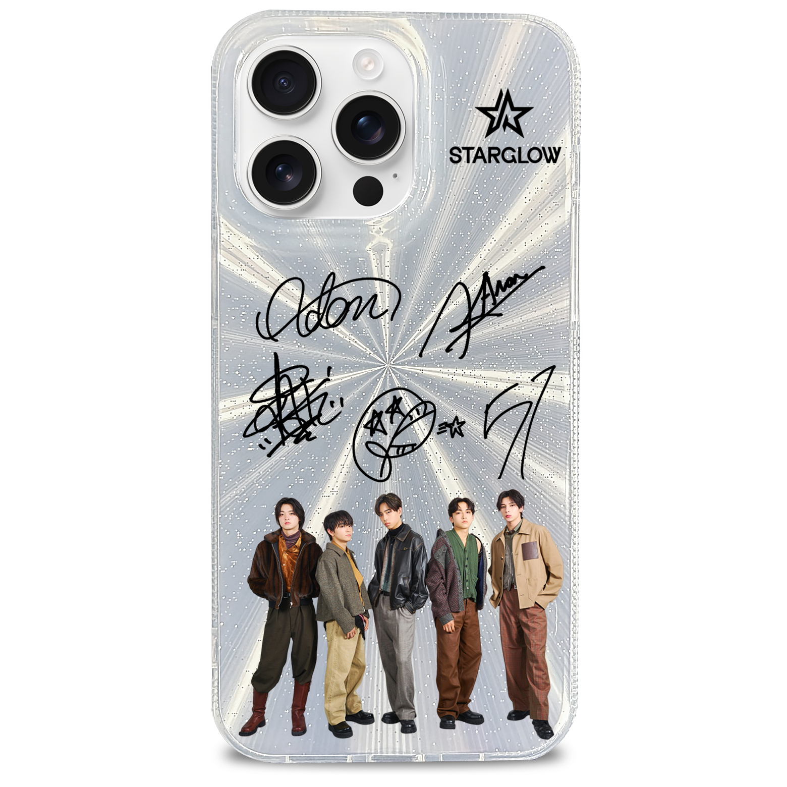 オーロラレーザーグラデーションスマートフォンケース【STARGLOW/PIECES -STARGLOW Ver.-】