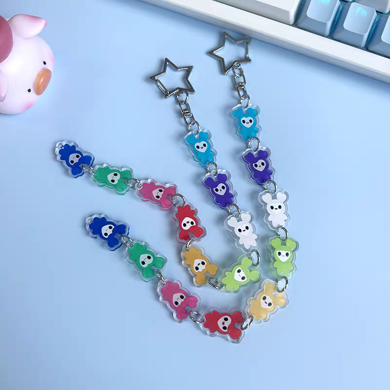 両面アクリルキーホルダー＆ブレスレット【TWICE/LOVELY】