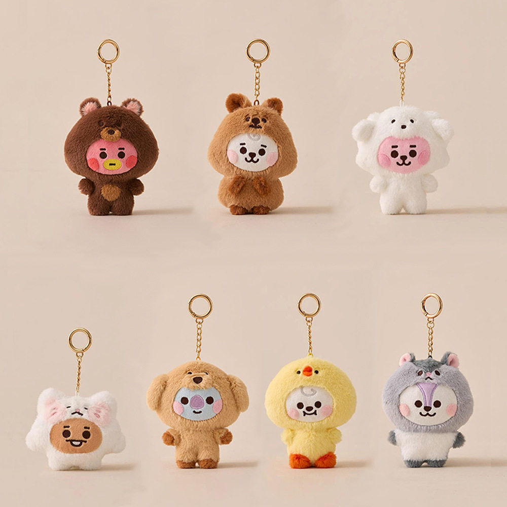 ベビー動物園 ぬいぐるみキーホルダー【BTS/BT21/ARIRANG】7種類