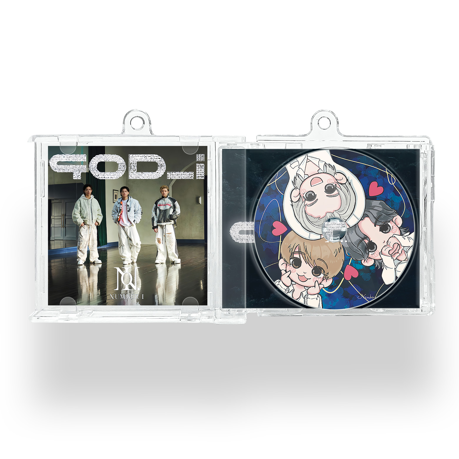 NFCミニCDキーリング【Number_i /GOD_i 】-YITOTO™推し活がもっと