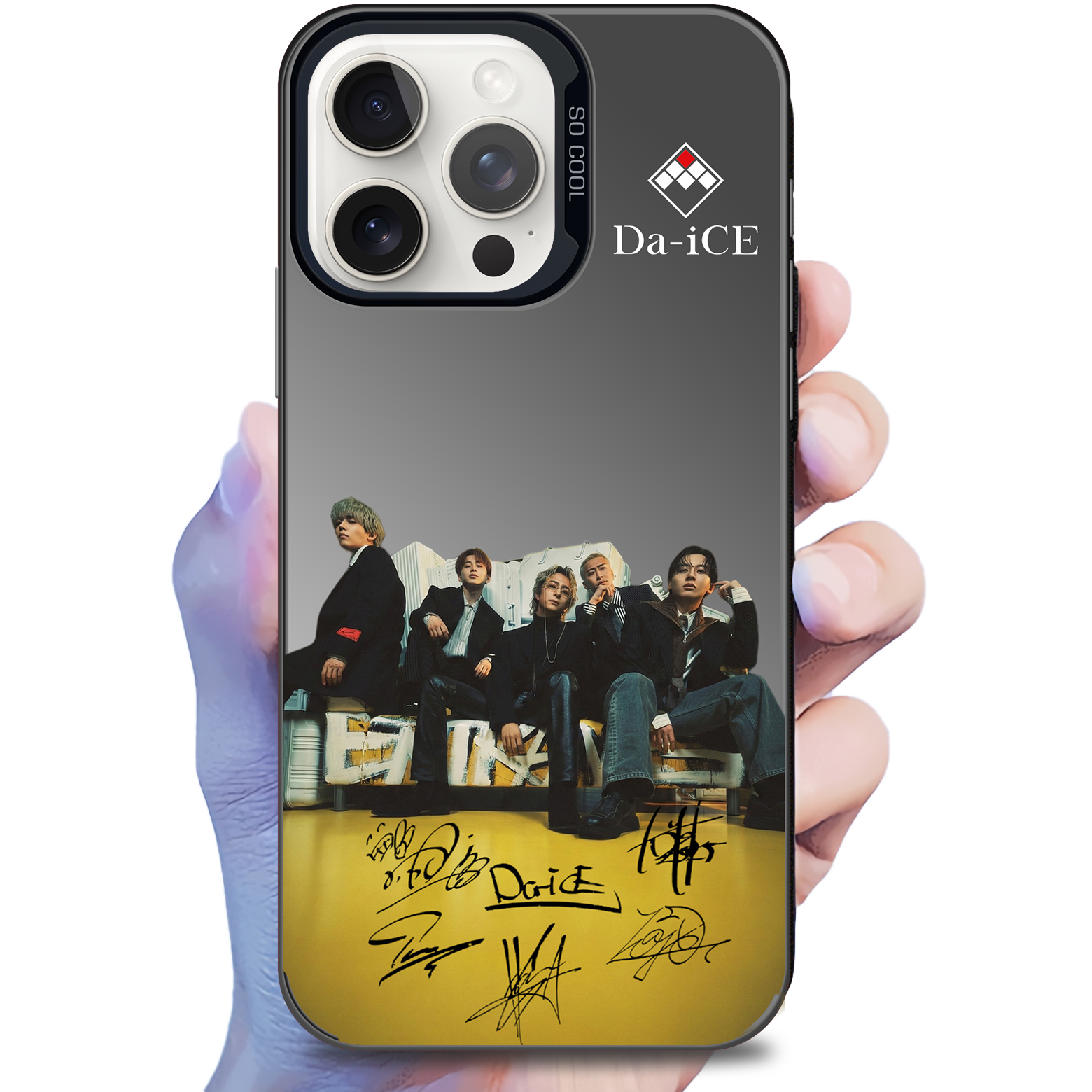 ミラースマホケース-黒【Da-iCE/TERMiNaL】-B