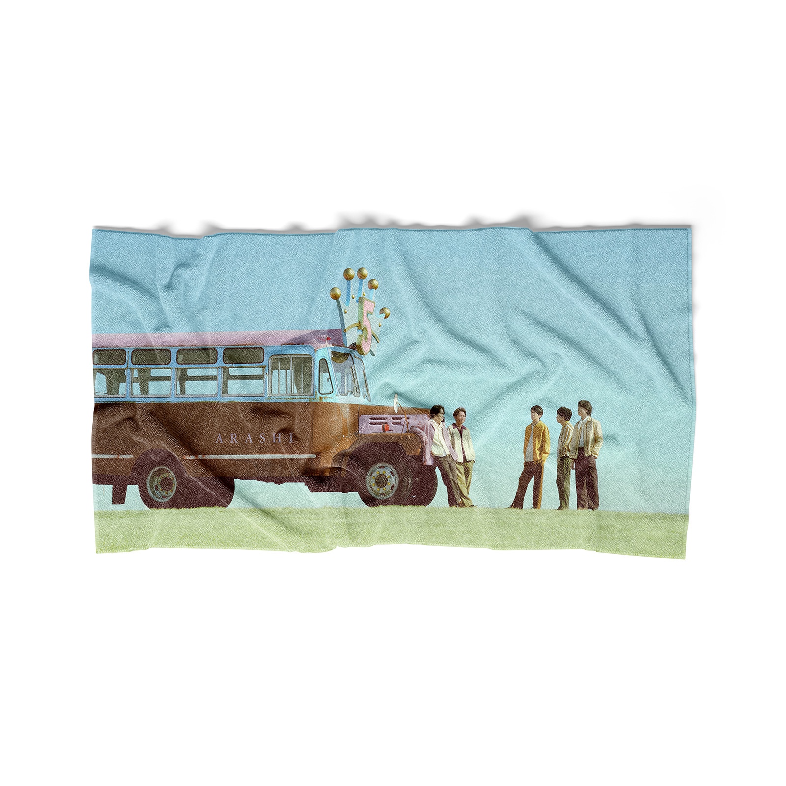 優しく触れる両面プリントタオル【嵐ARASHI】