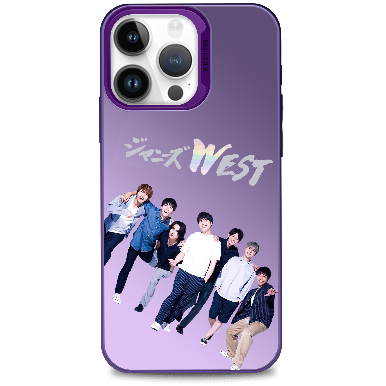 彩りのシルバースマホケース【WEST/ジャニーズWEST】