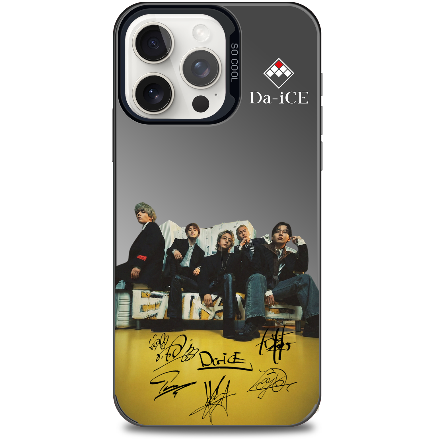 ミラースマホケース-黒【Da-iCE/TERMiNaL】-B