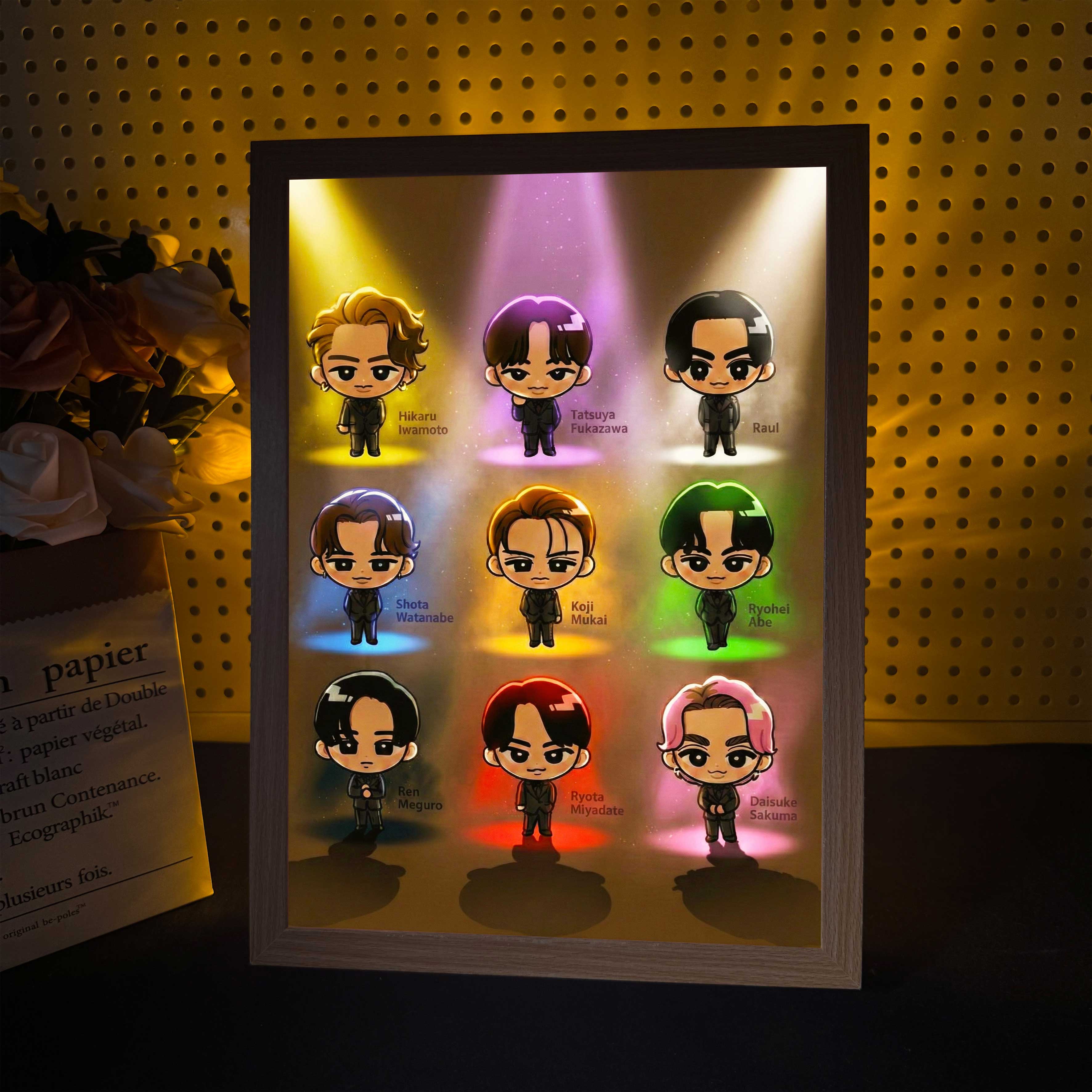 夕暮れの光と影の絵【SnowMan】