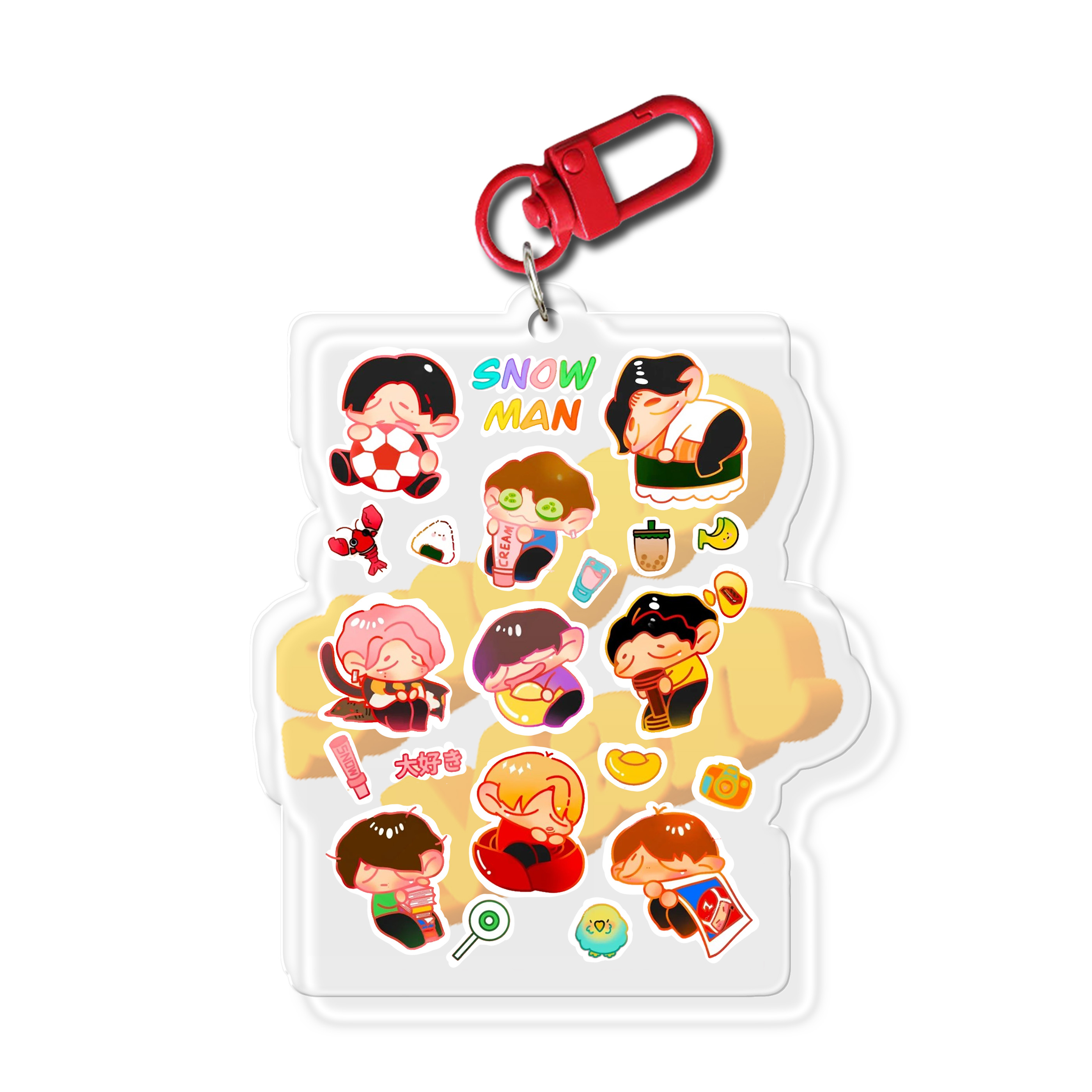 ビジュアルアクリルキーホルダー 【Snow Man】