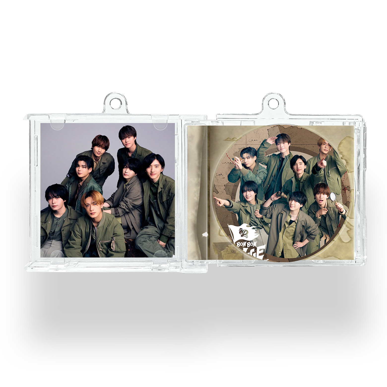 NFCミニCDキーリング【なにわ男子/BON BON VOYAGE】-YITOTO™推し活がもっと楽しくなる