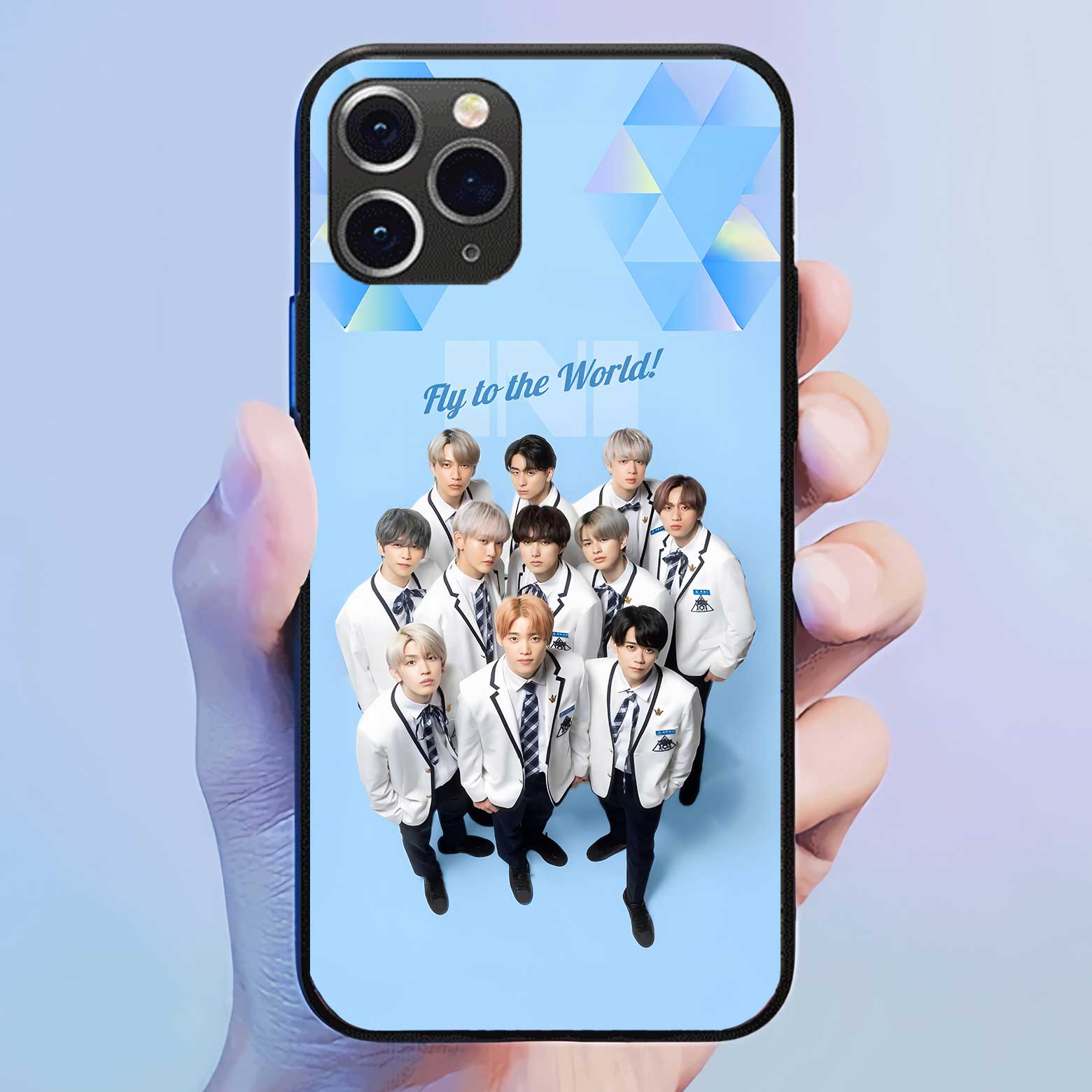 発光するスマートフォンケース 【INI】4種類