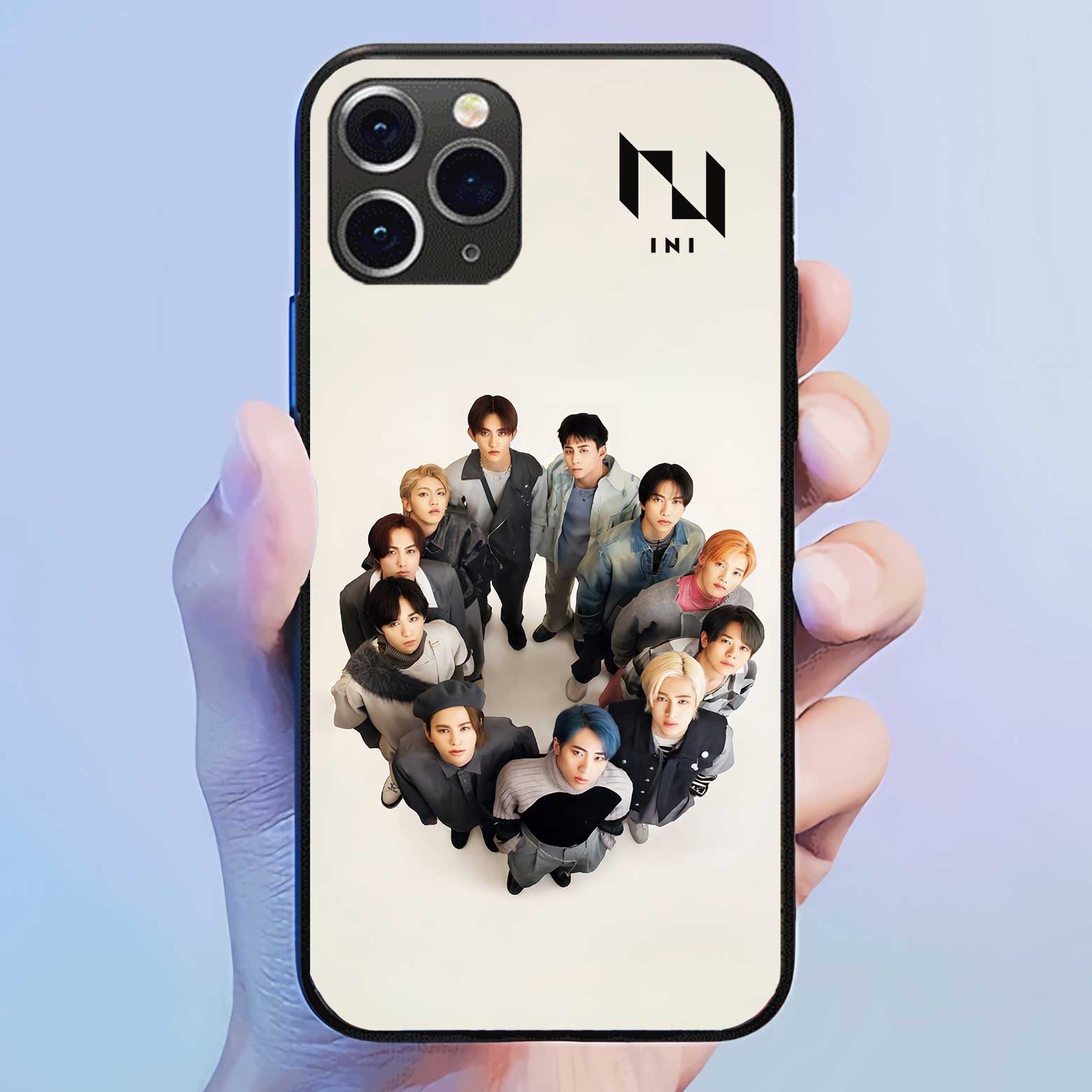 発光するスマートフォンケース 【INI】4種類